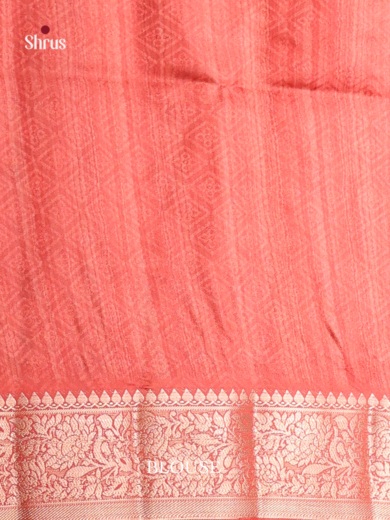 DHS25546 - Printed Semi Tussar Saree