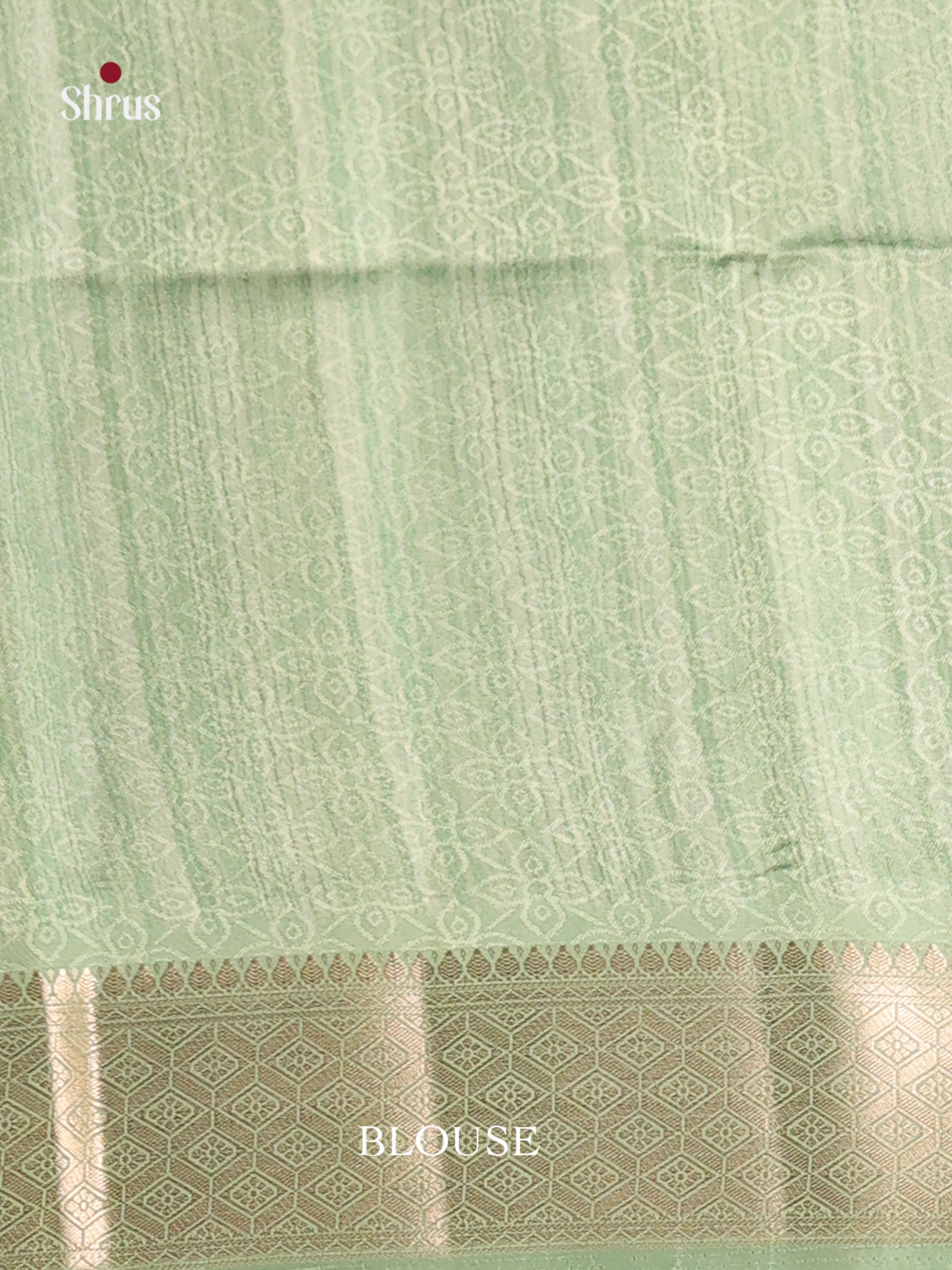 DHS25552 - Printed Semi Tussar Saree