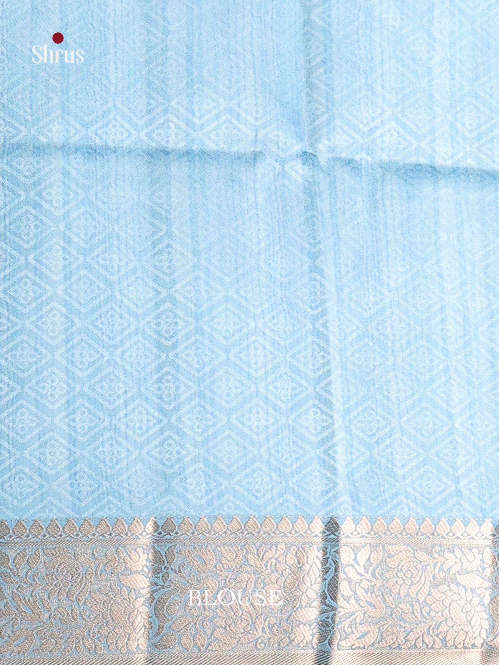 DHS25558 - Printed Semi Tussar Saree