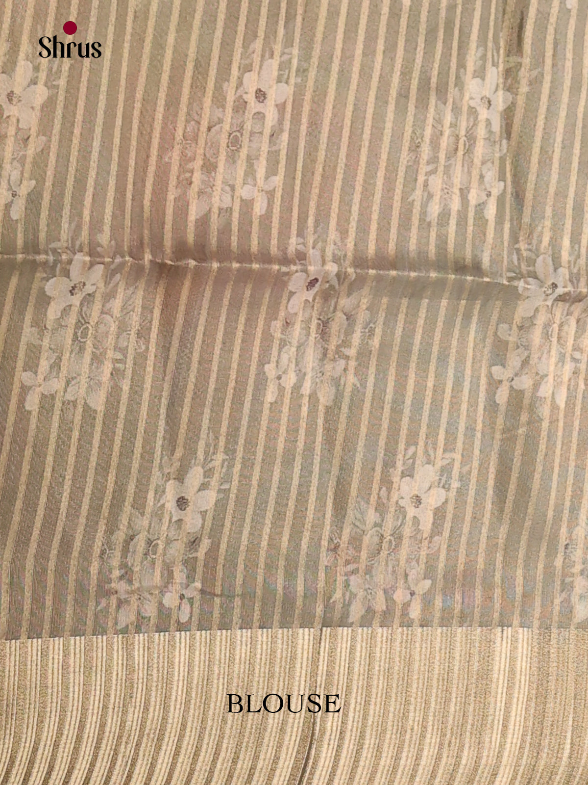 Grey - Semi Organza Saree