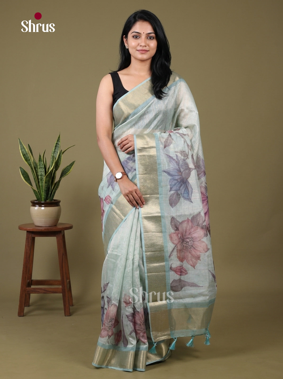 DHS25594 - Semi Organza Saree