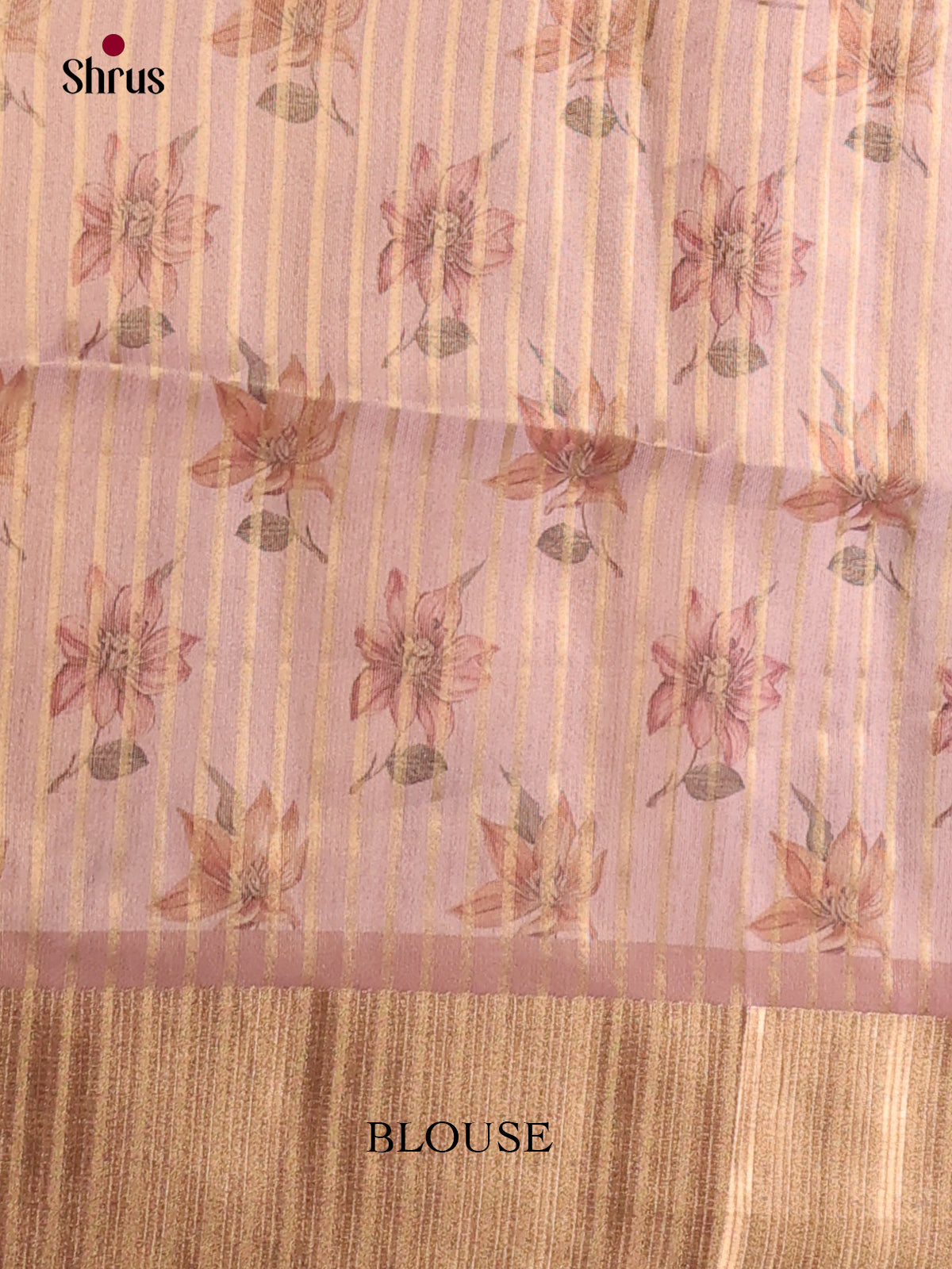 Lavender - Semi Organza Saree - Shop on Shrus.com
