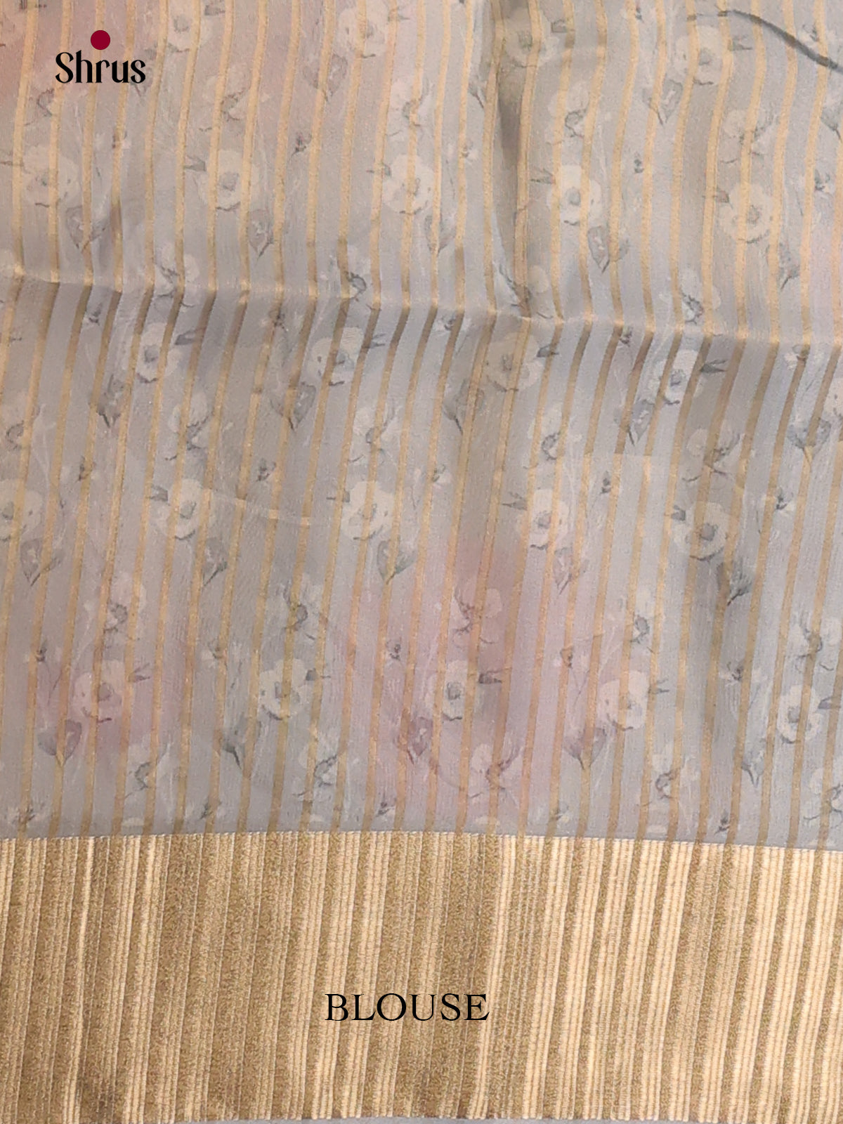 Grey - Semi Organza Saree