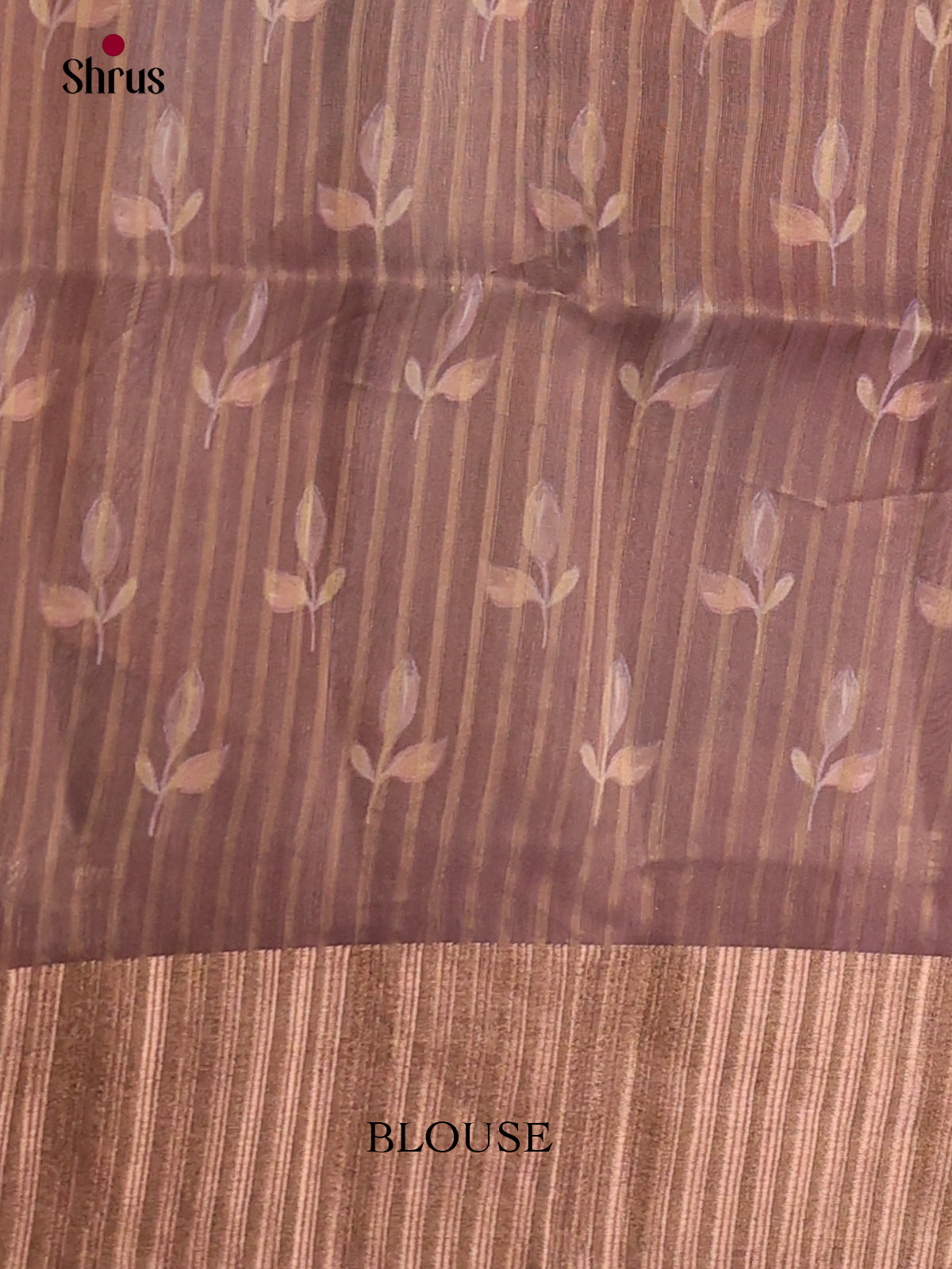 Lavender - Semi Organza Saree - Shop on Shrus.com