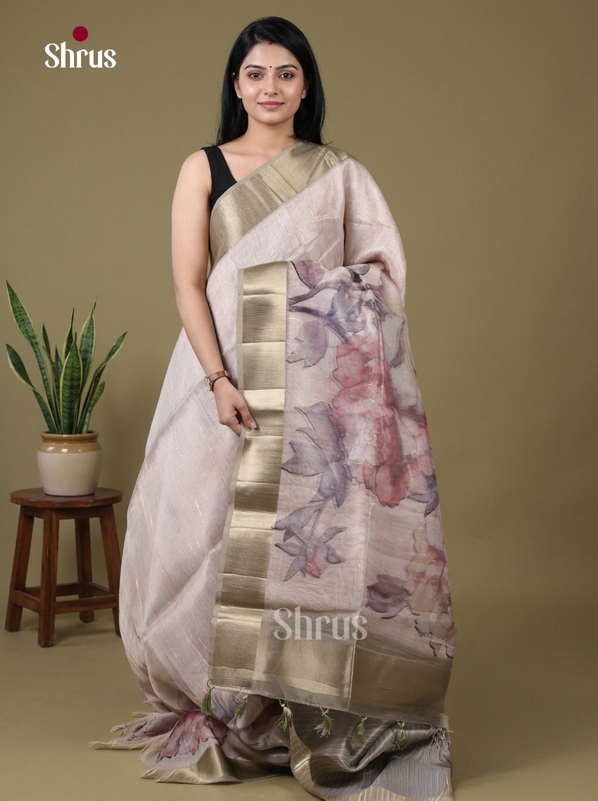 DHS25618 - Semi Organza Saree