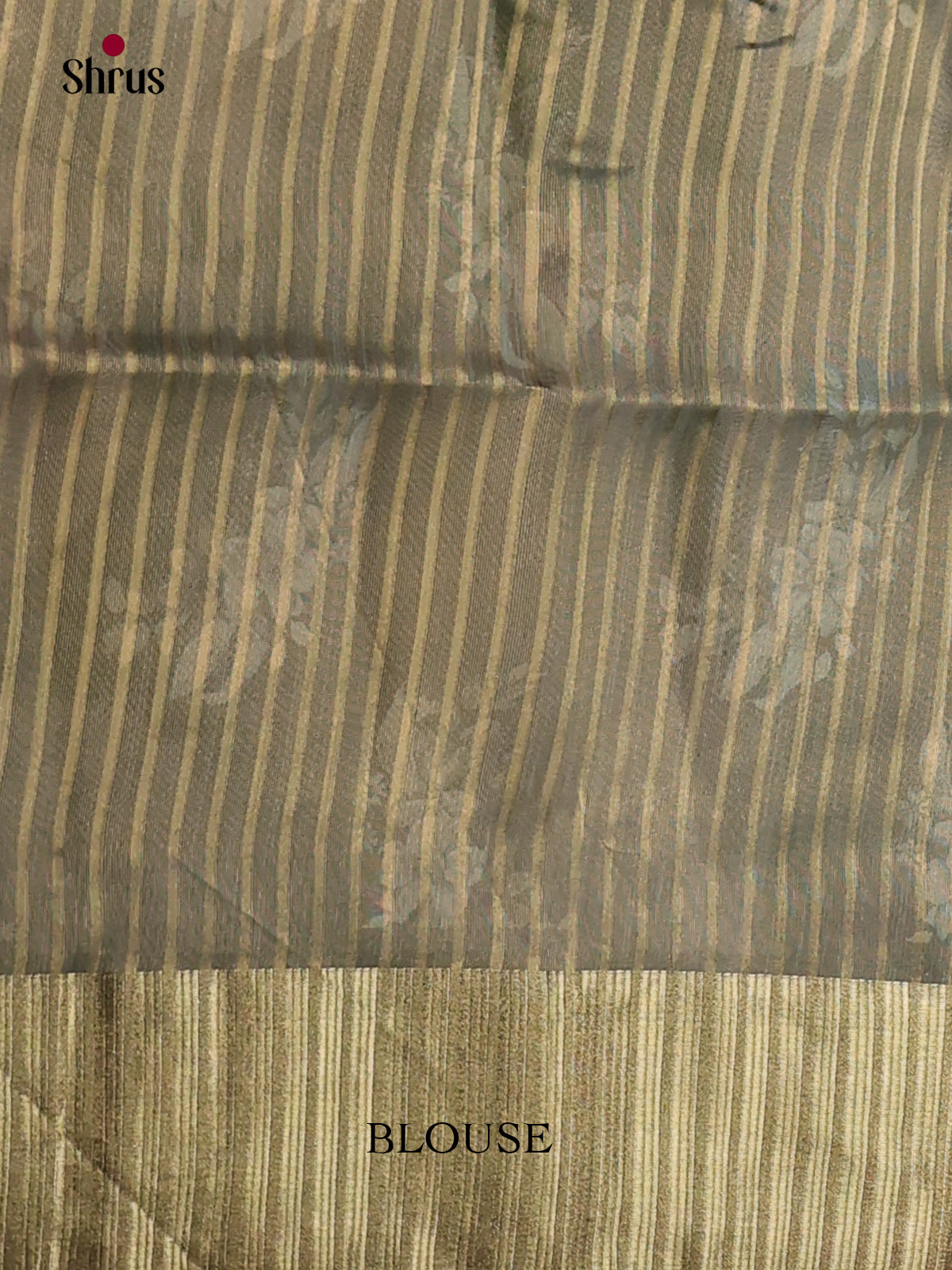 Grey Green - Semi Organza Saree - Shop on Shrus.com