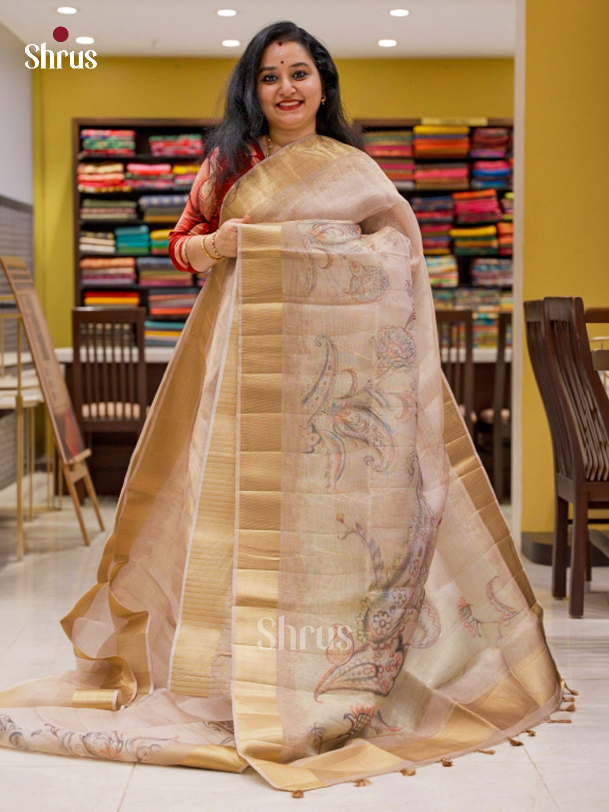 DHS25661 - Semi Organza Saree