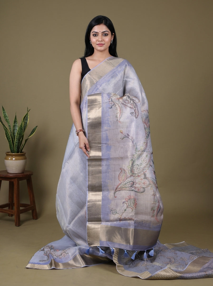 DHS25662 - Semi Organza Saree