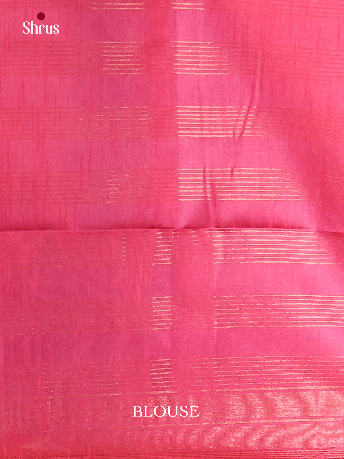 Green & Pink - Semi Rawsilk Saree - Shop on Shrus.com
