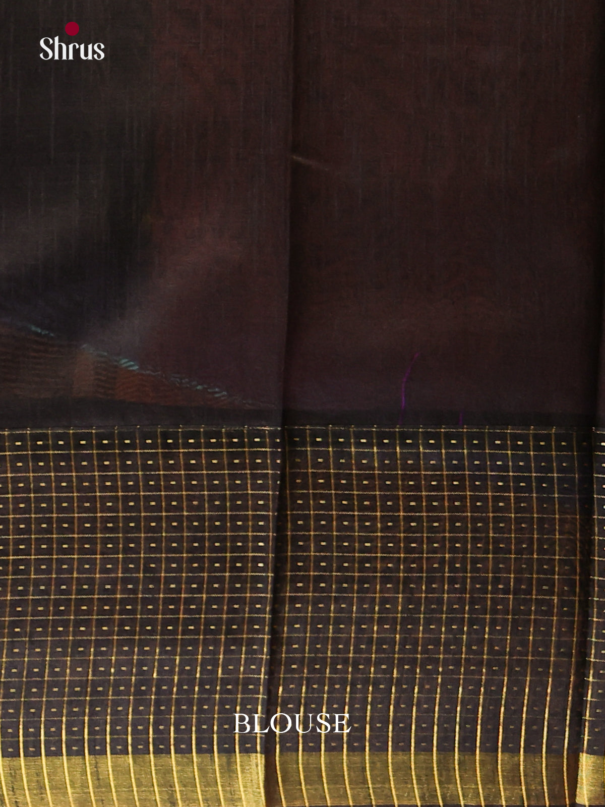 Pink & Black - Semi Rawsilk Saree - Shop on Shrus.com