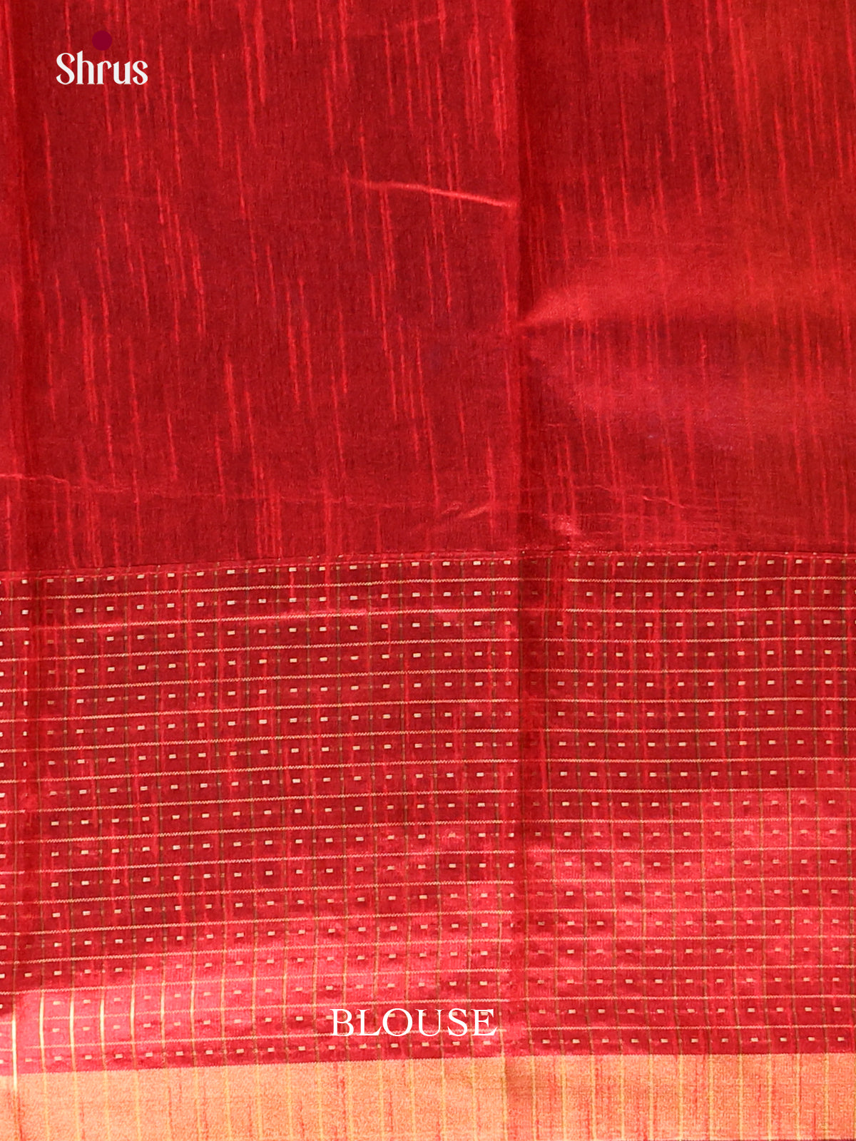 Yellow & Red - Semi Rawsilk Saree