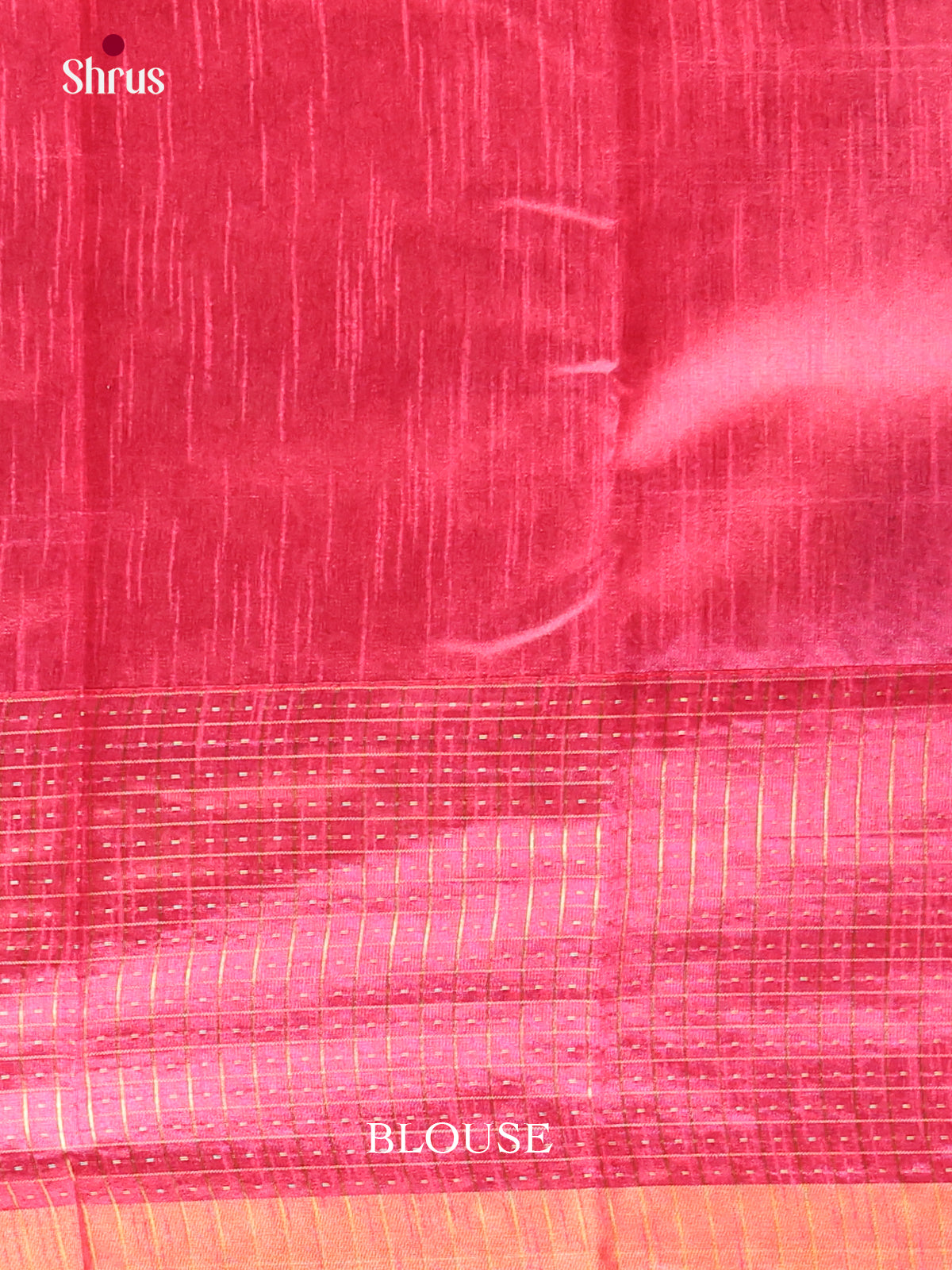 Grey & Pink - Semi Rawsilk Saree