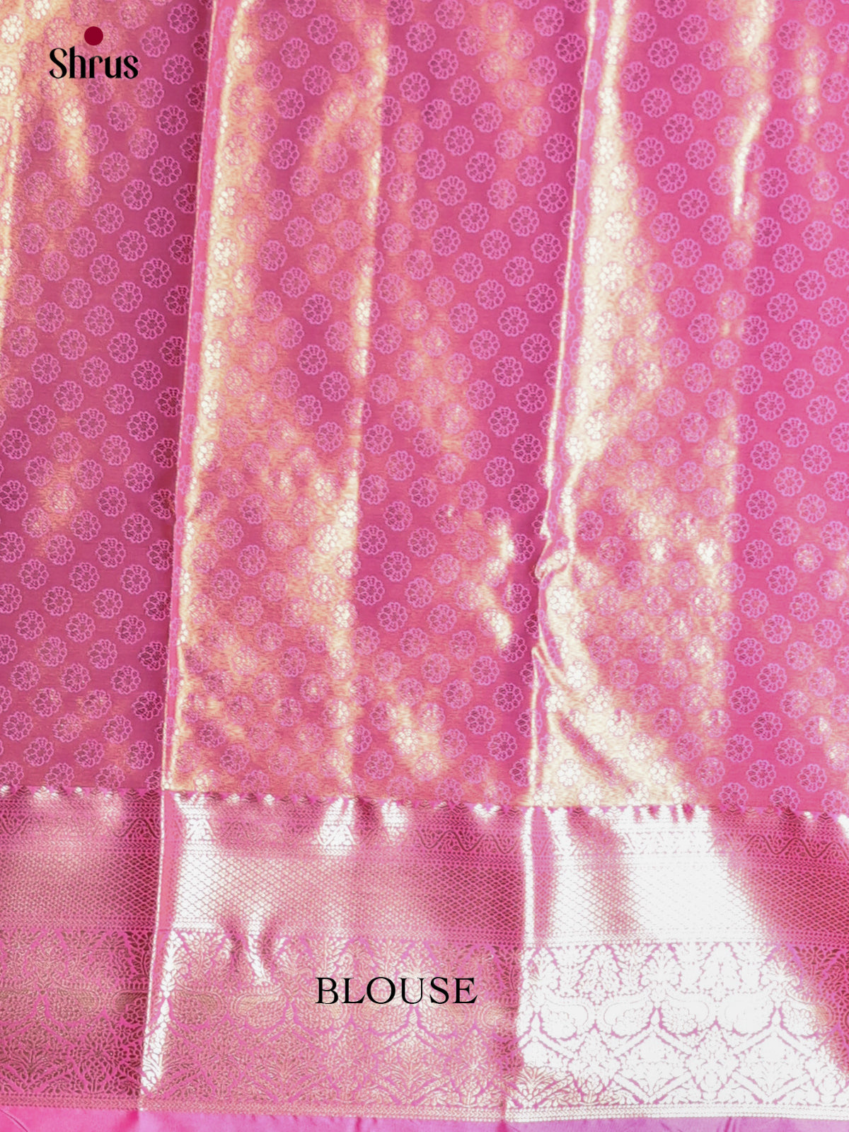 Peach & Pink - Kanchipuram-halfpure Saree 2