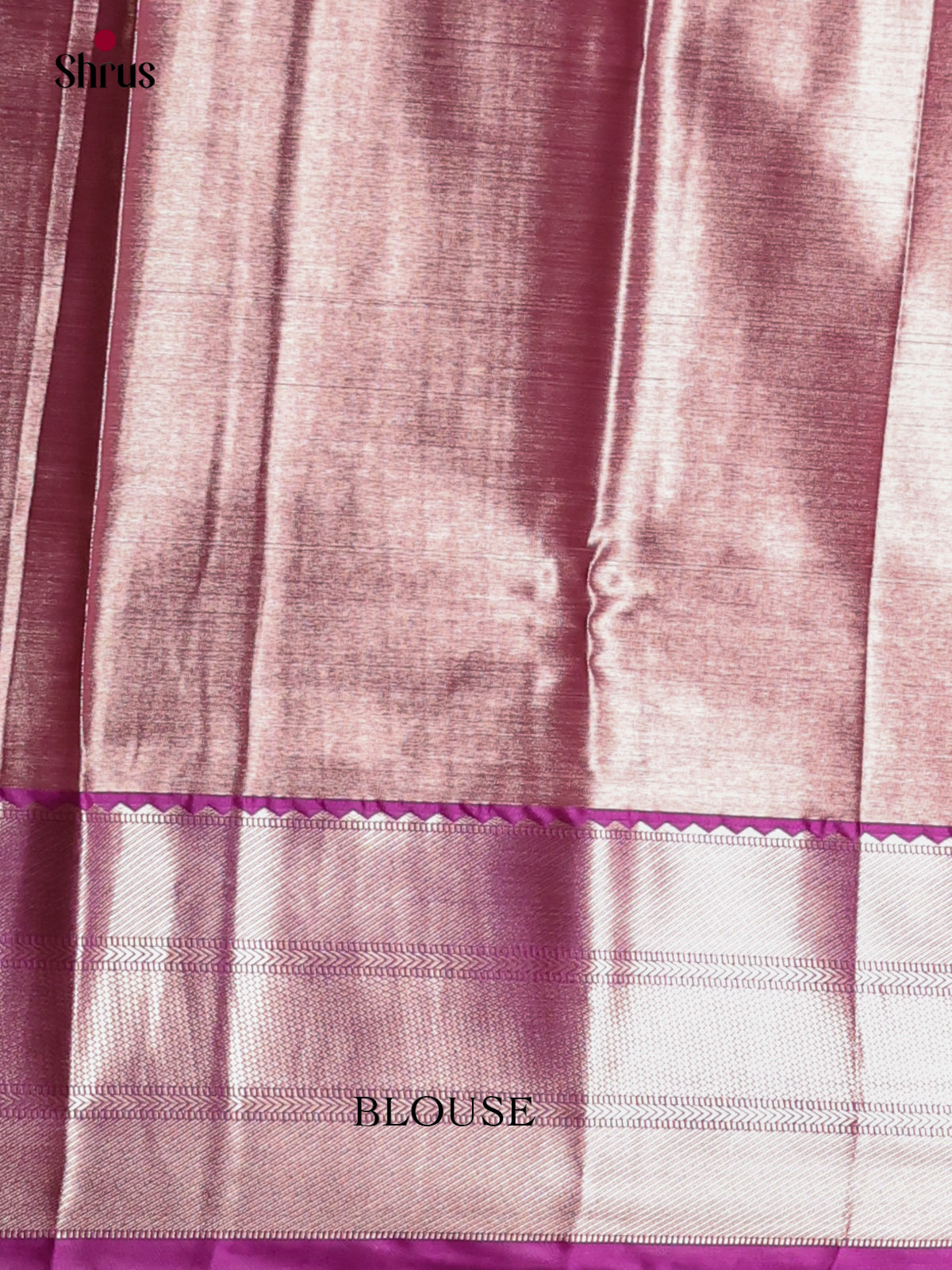 Dusty Pink & Purple - Kanchipuram-halfpure Saree - Shop on Shrus.com