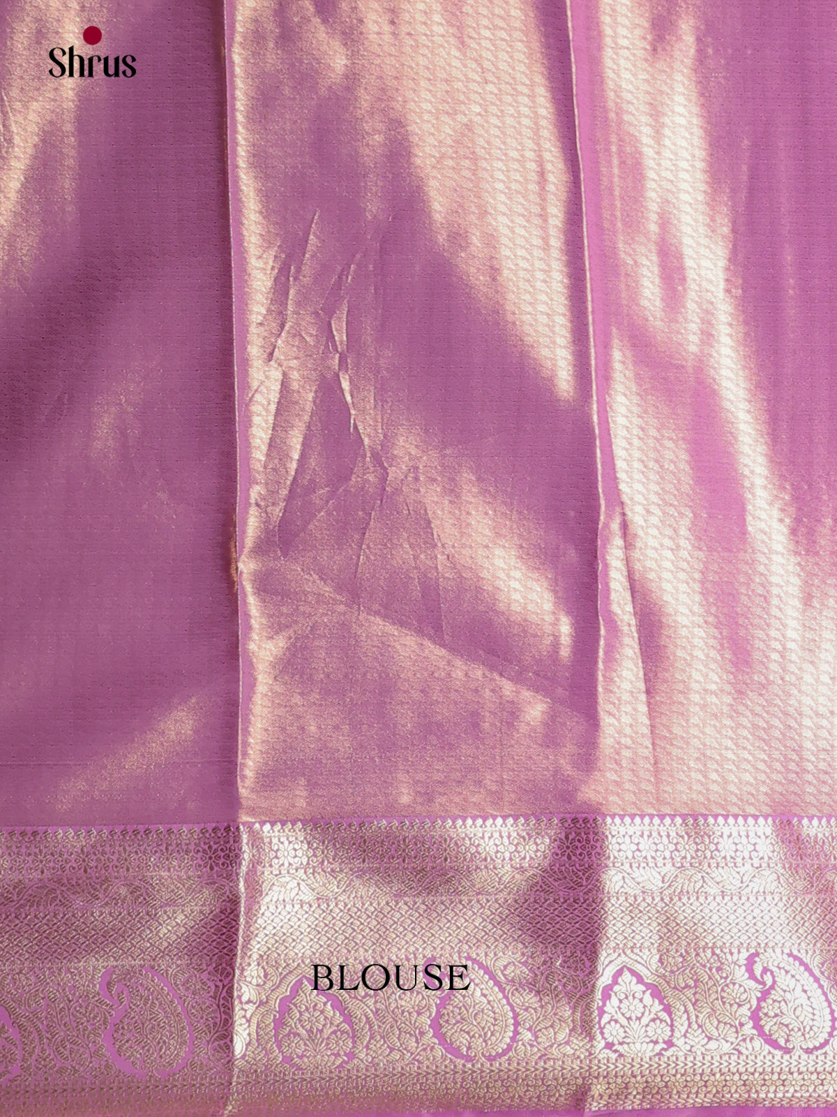 Blue & Lavender - Kanchipuram-halfpure Saree