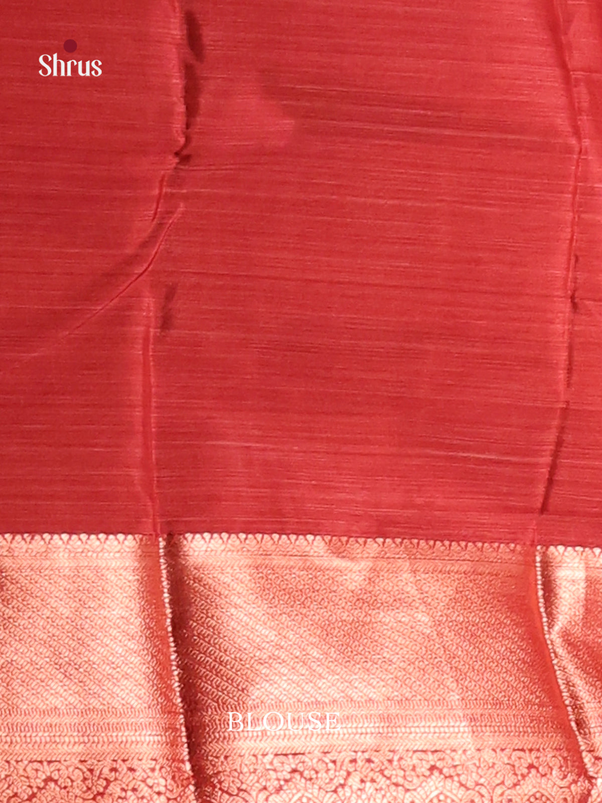 Brick Red Kanchipuram-halfpure Saree 2