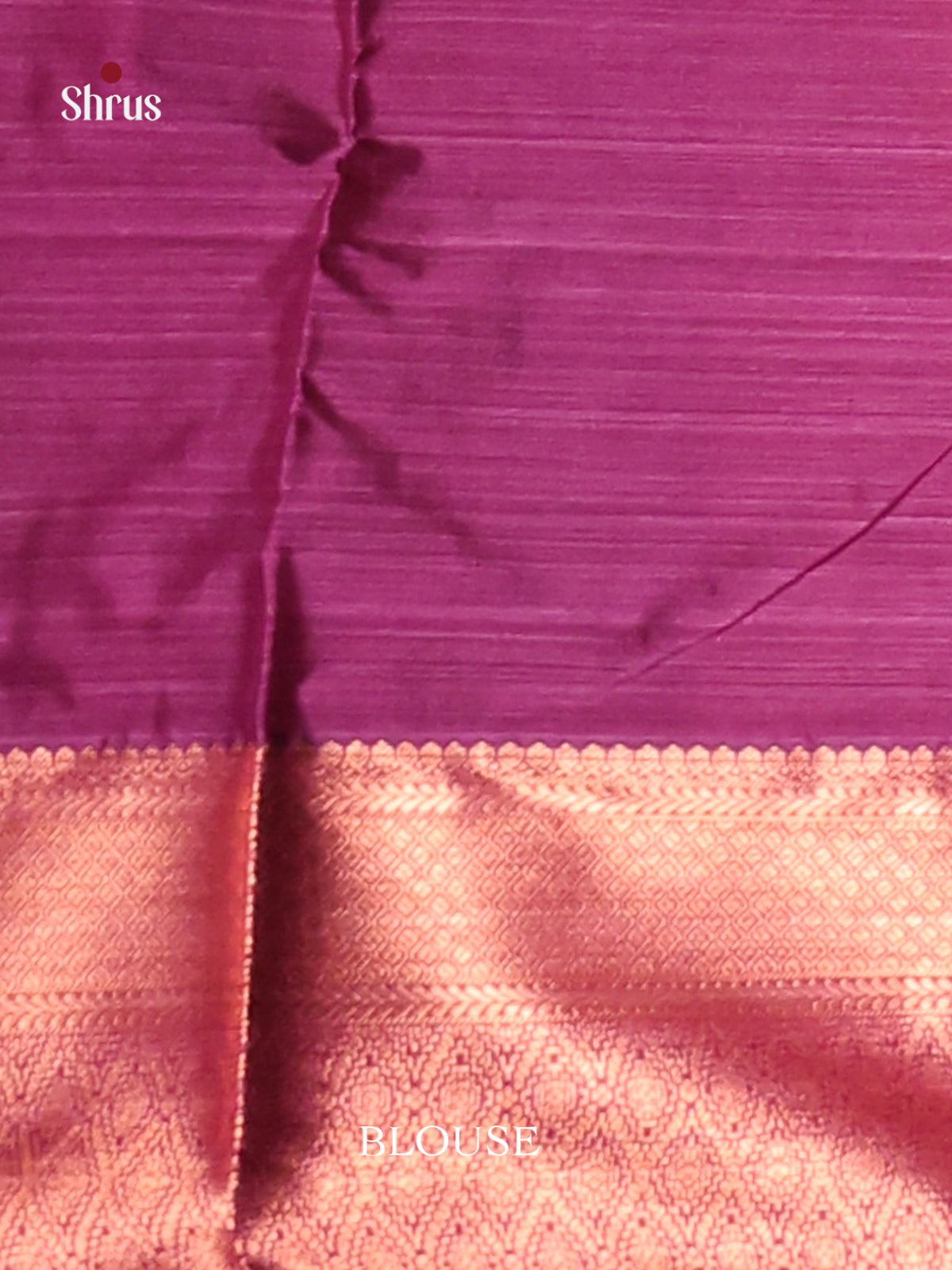 Red & Purple- Kanchipuram-halfpure Saree - Shop on Shrus.com