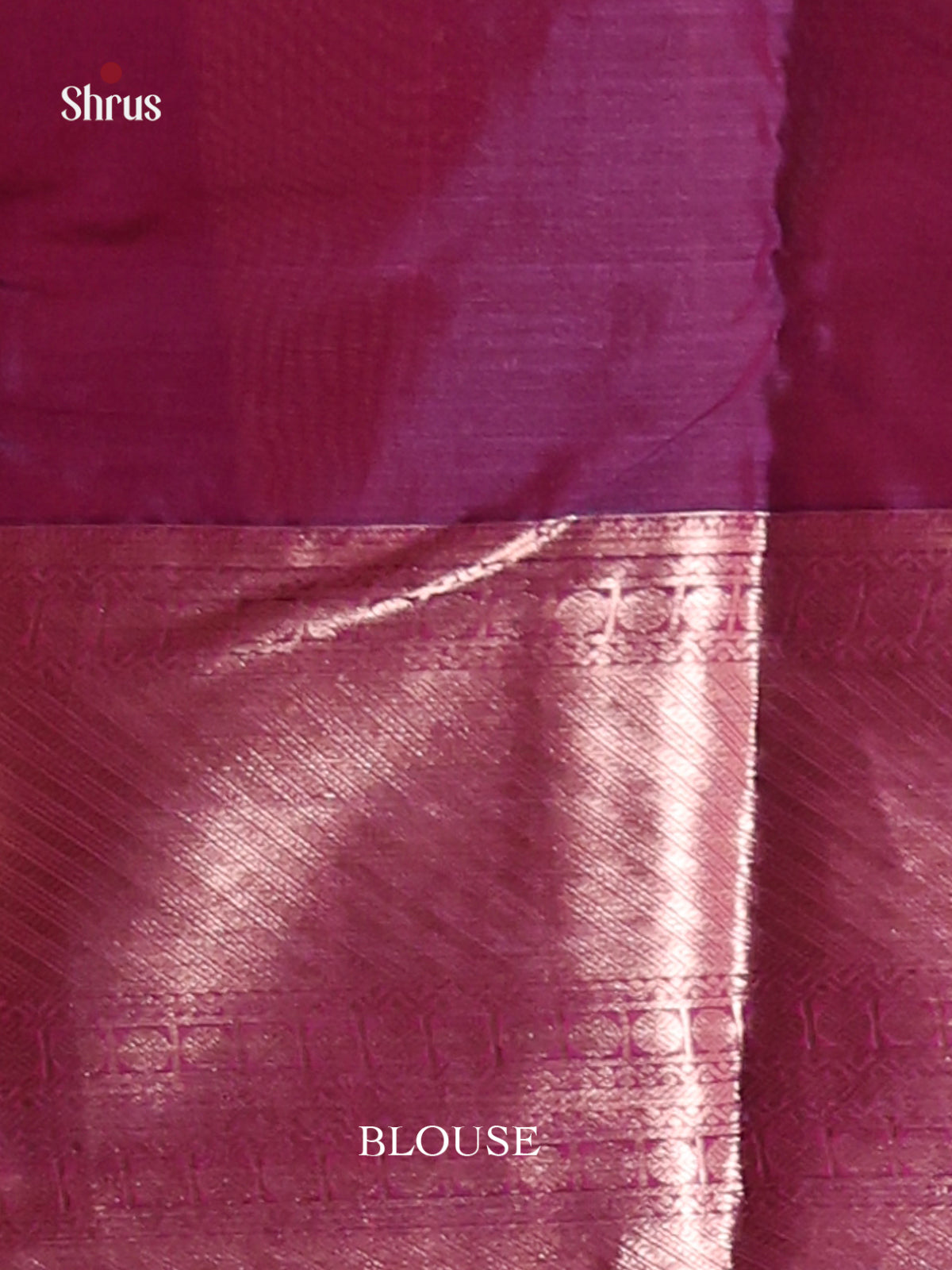 Pink & Purple - Kanchipuram-halfpure Saree - Shop on Shrus.com