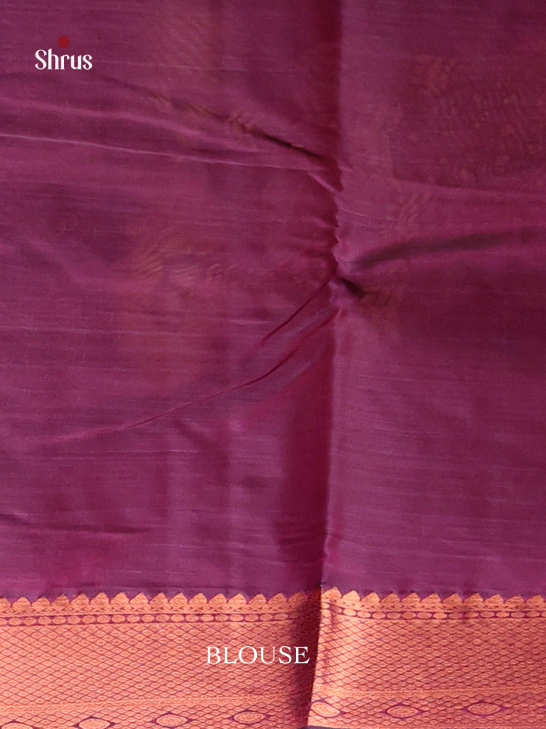 DHS26041 - Kanchipuram-halfpure Saree - Shop on Shrus.com