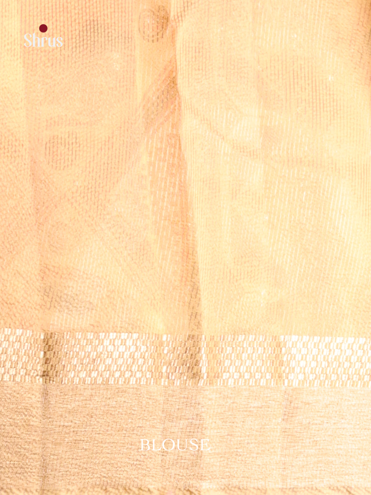 Pastel Yellow - Semi Tissue Saree