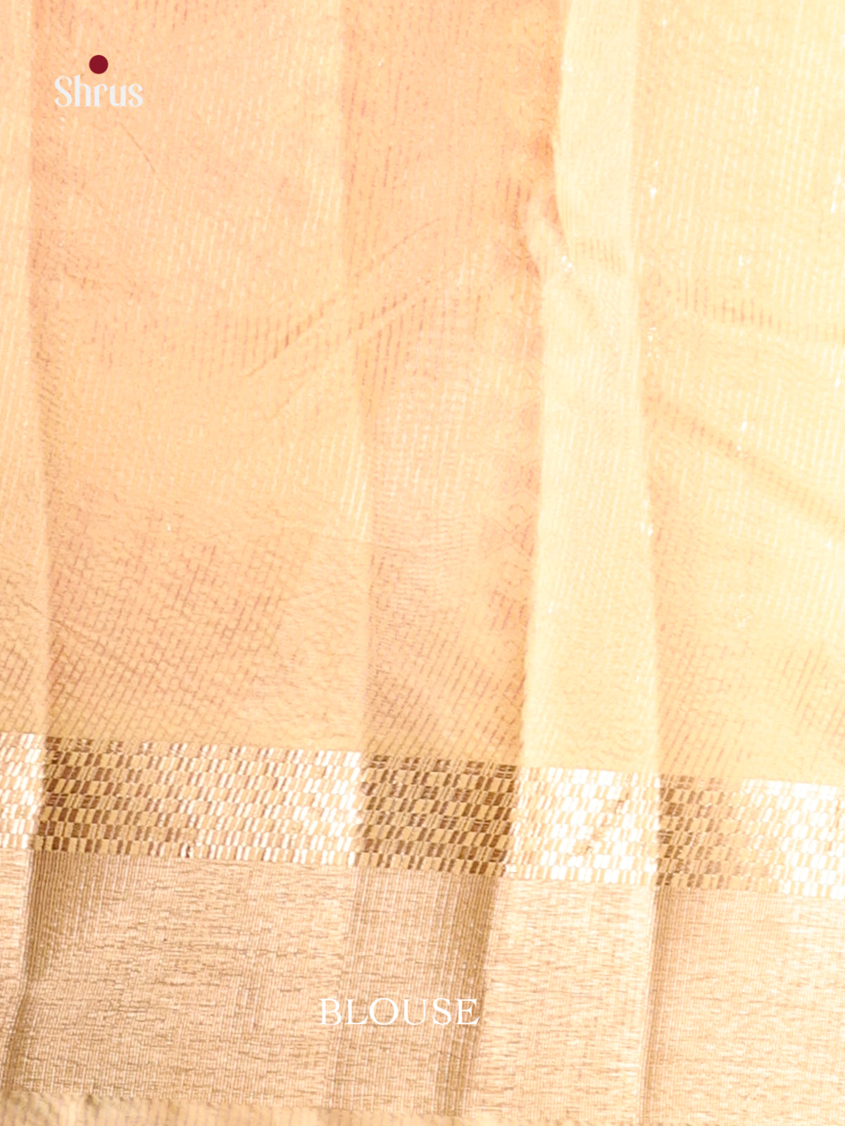 Light Yellow - Semi Tissue Saree