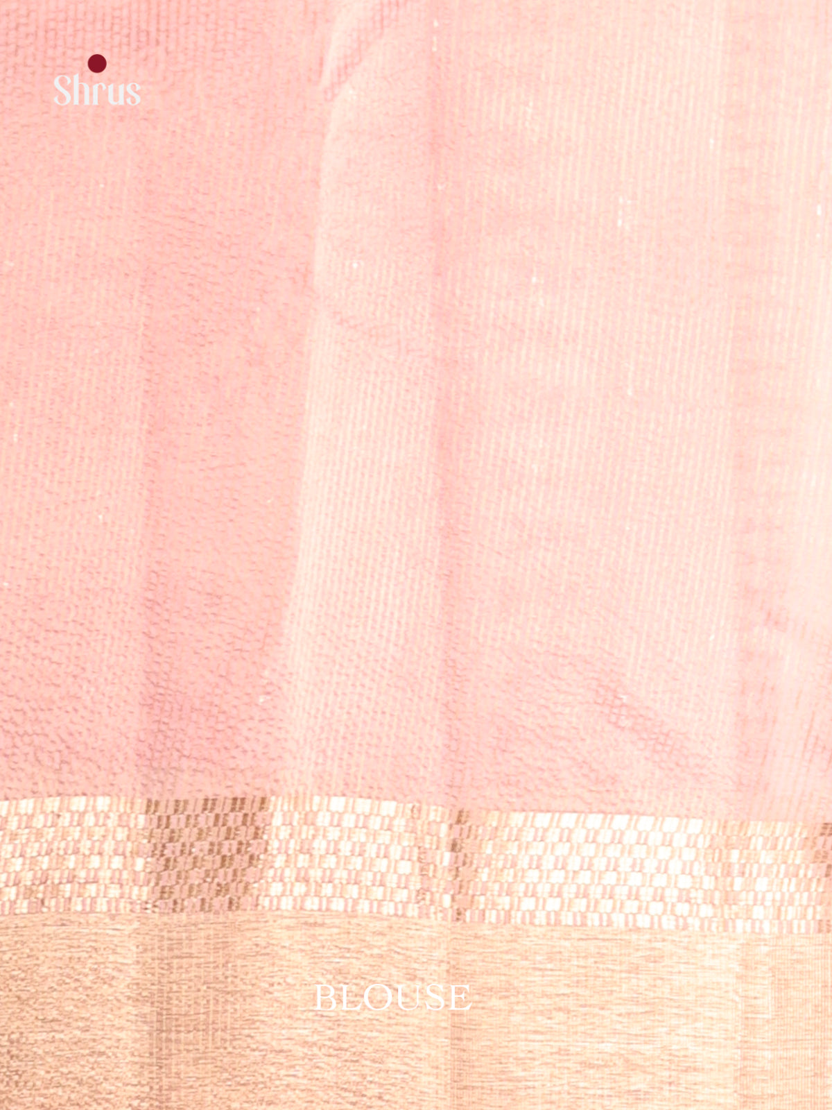 Pink - Semi Tissue Saree