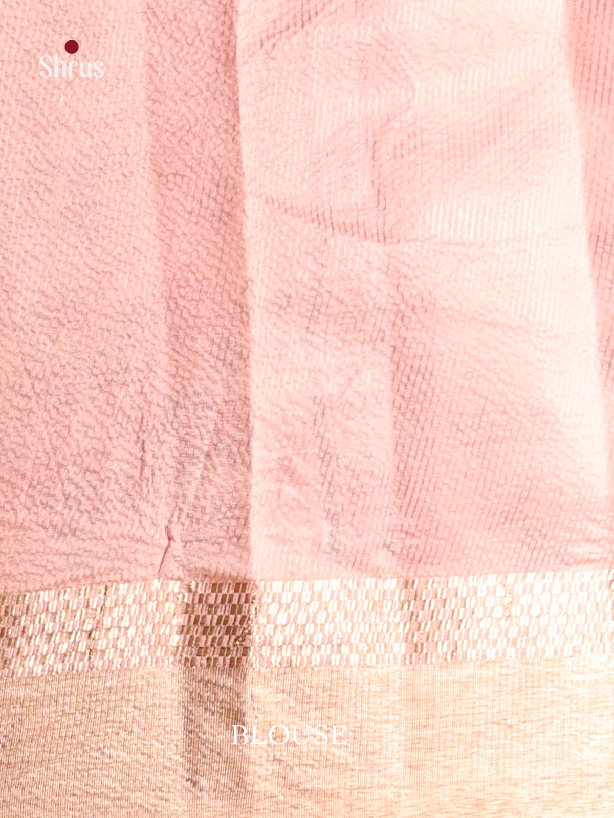 Pink - Semi Tissue Saree - Shop on Shrus.com