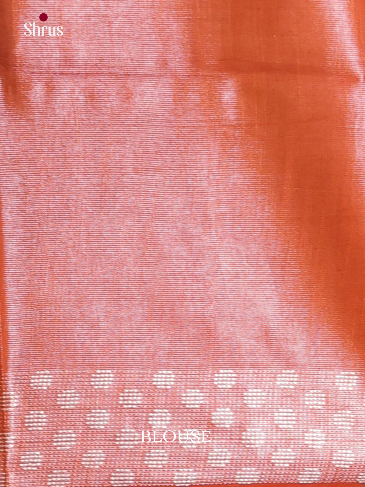 Red - Semi Tissue Saree