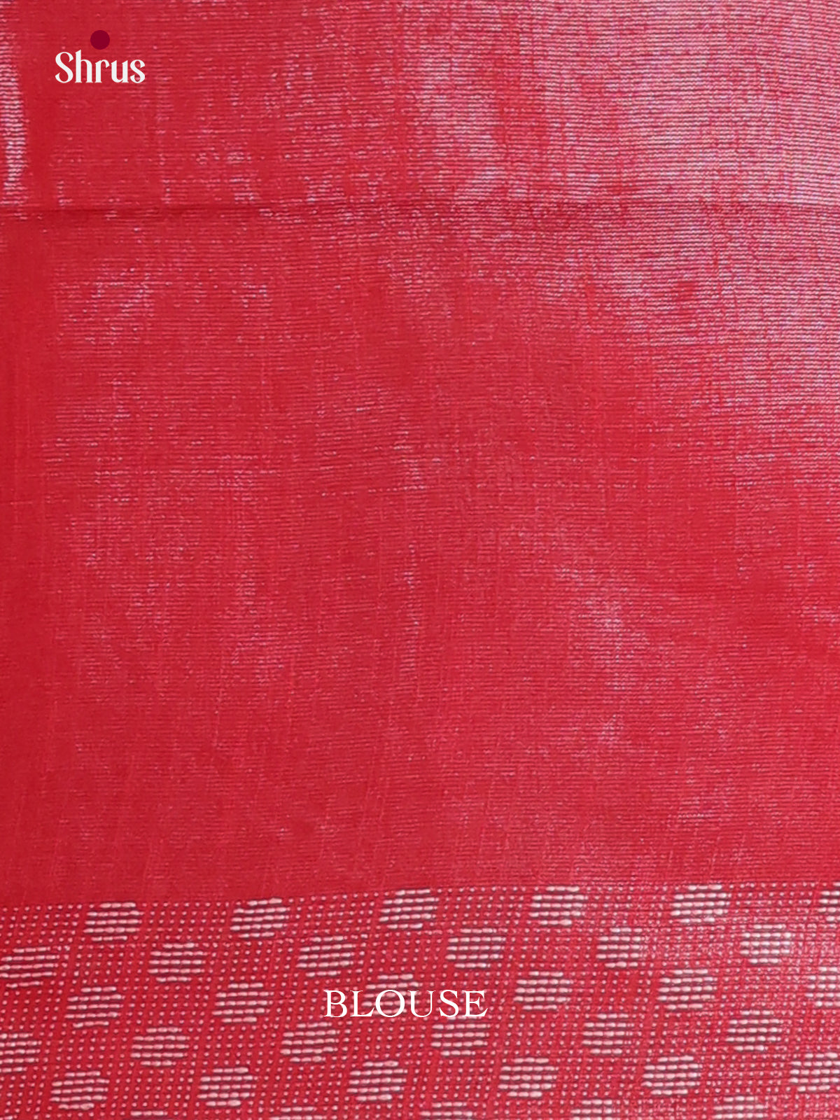 Red - Semi Tissue Saree