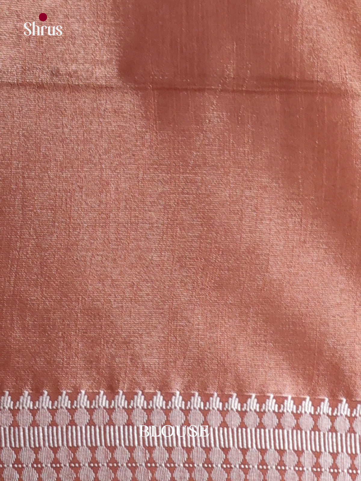 Brown - Semi Tissue Saree