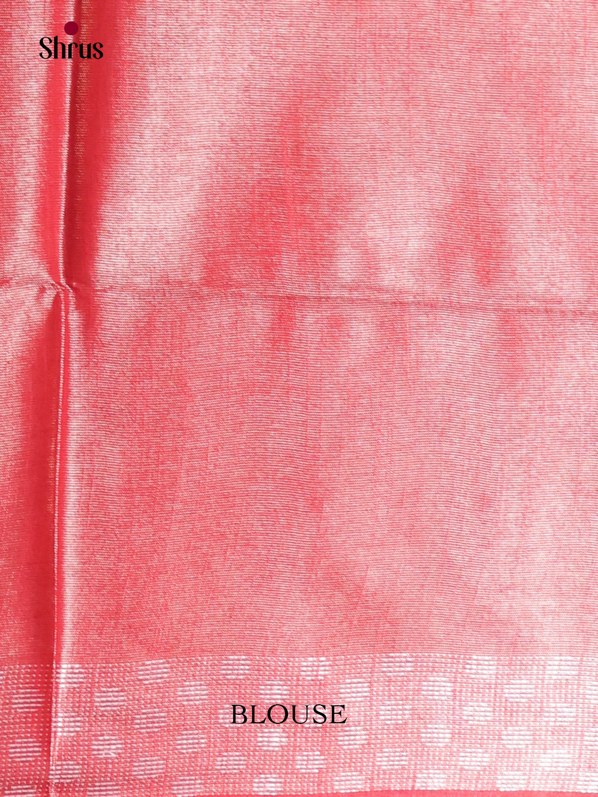 Red- Semi Tissue Saree - Shop on Shrus.com