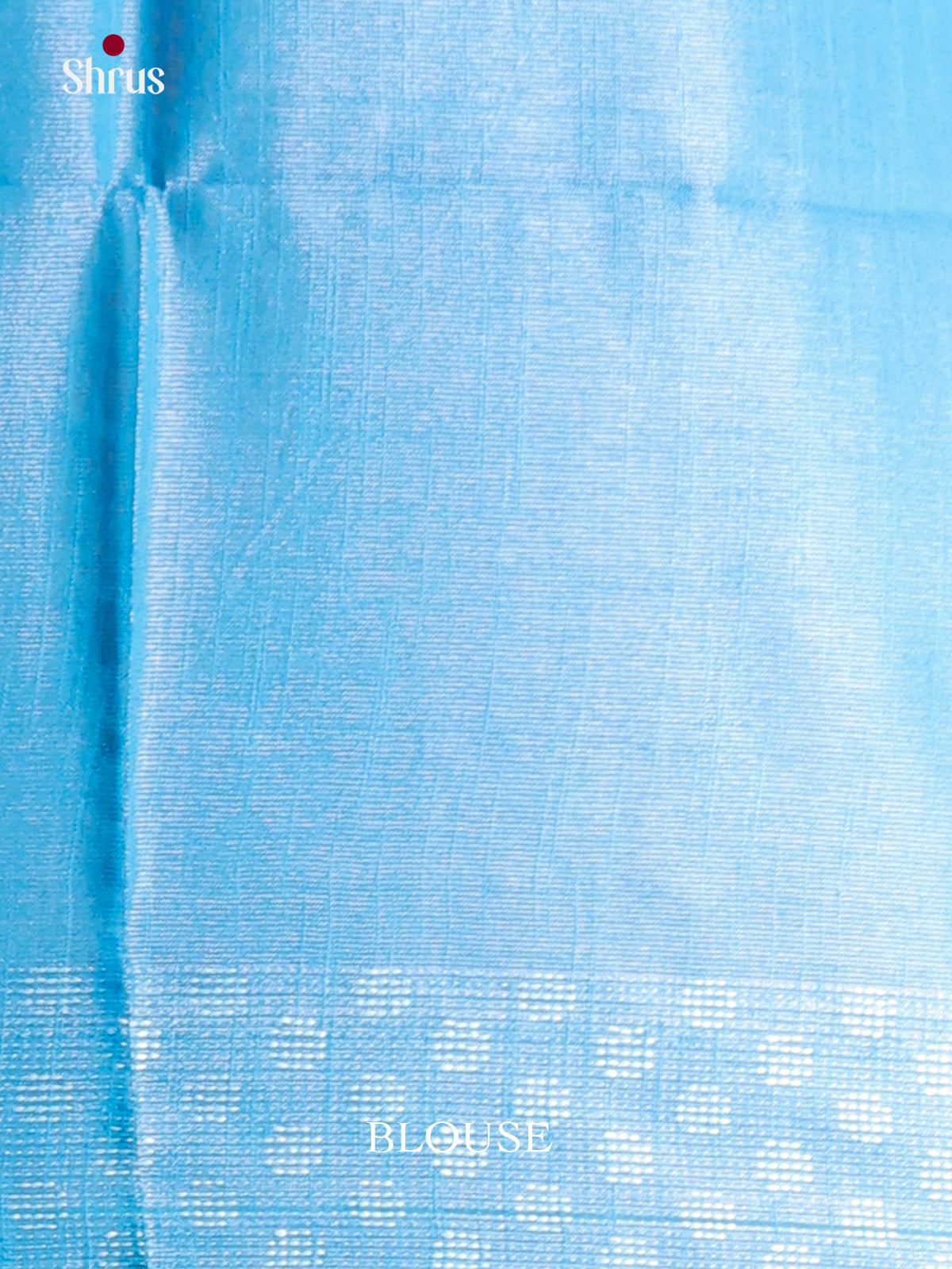 Blue - Semi Tissue Saree