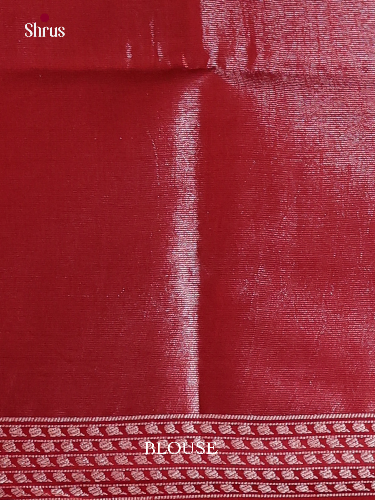 Maroon - Semi Tissue Saree