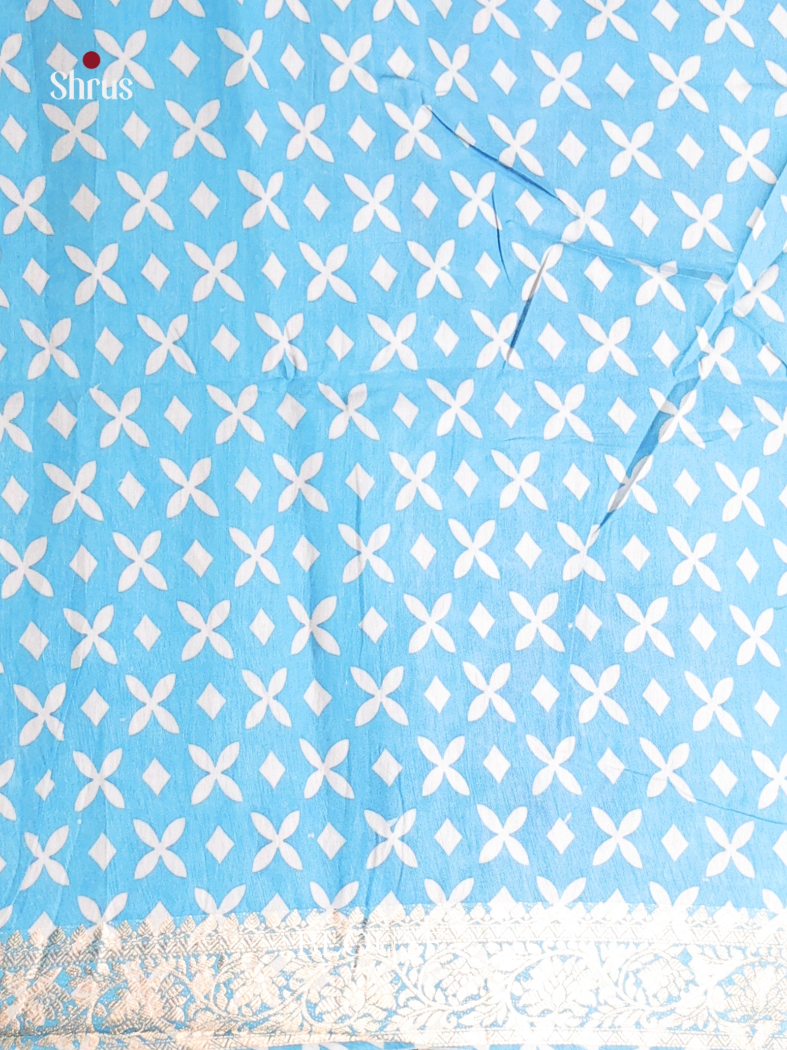 Blue & Brick - Moonga Silk Saree