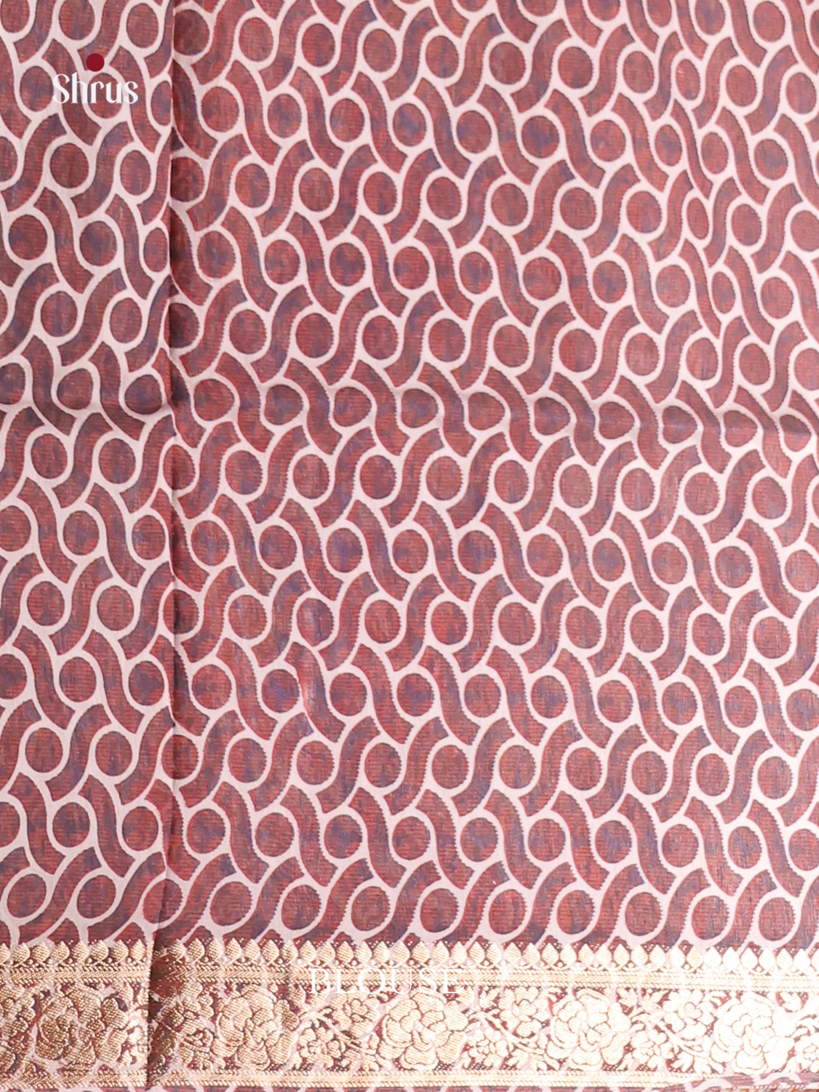 Brown - Moonga Silk Saree