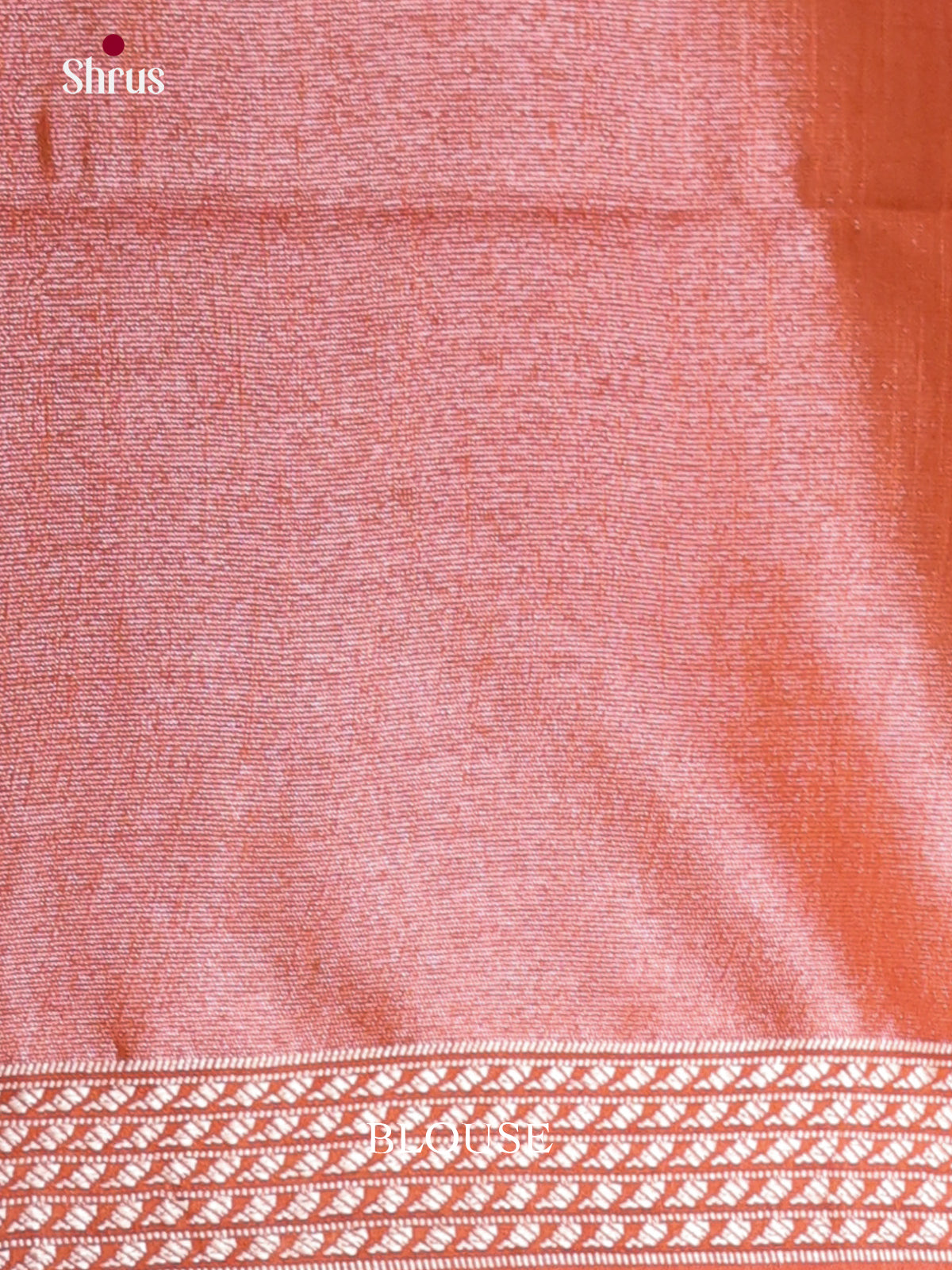 Red - Semi Tissue Saree