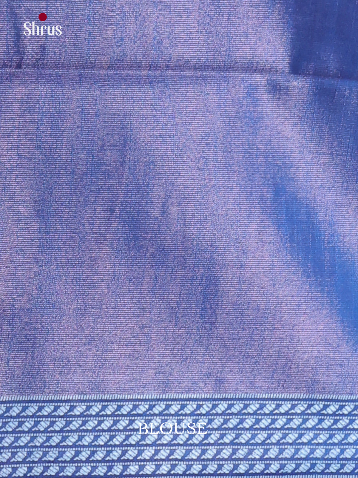 Blue - Semi Tissue Saree