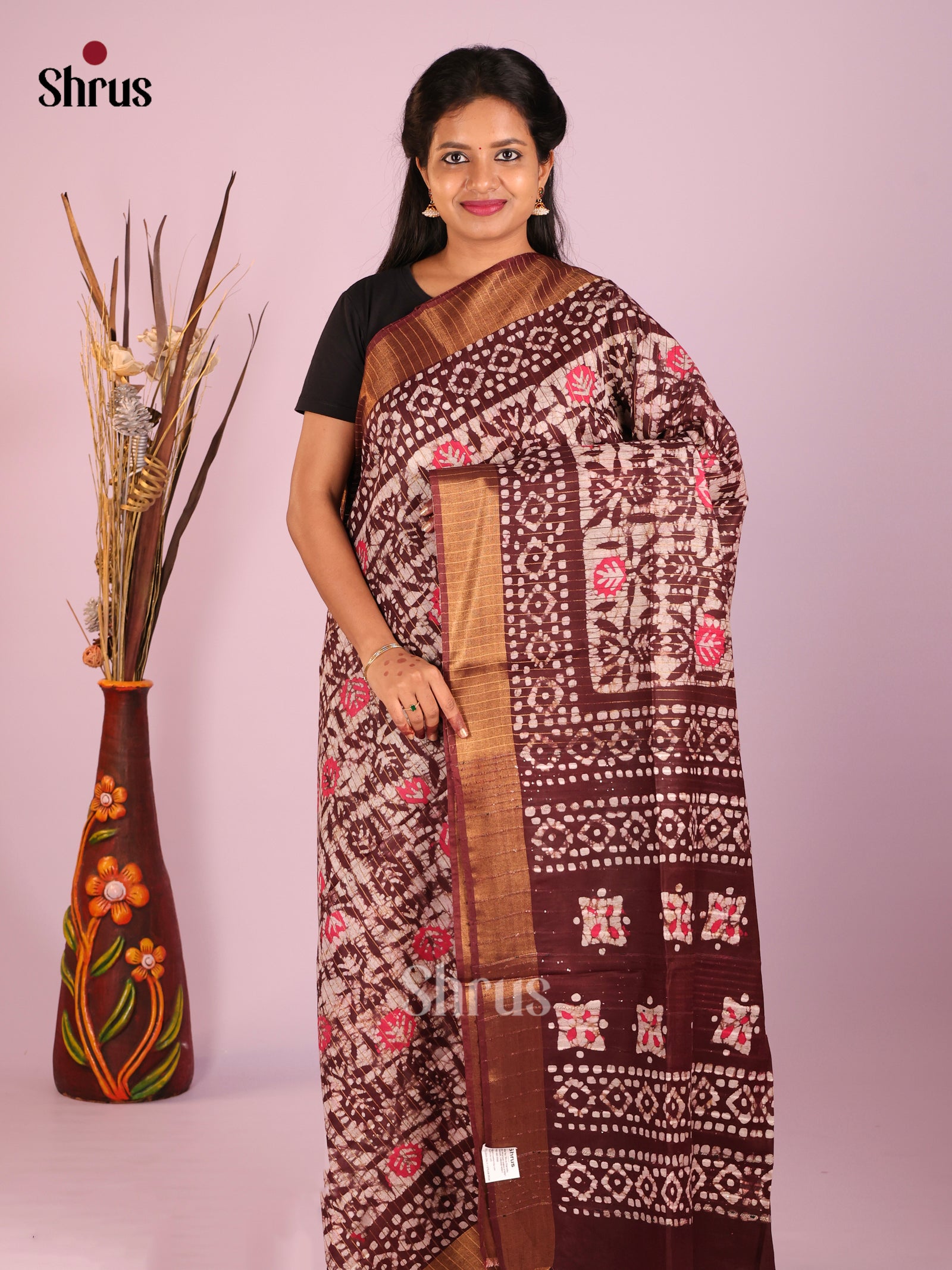 Arakku Maroon - Bhatik Saree