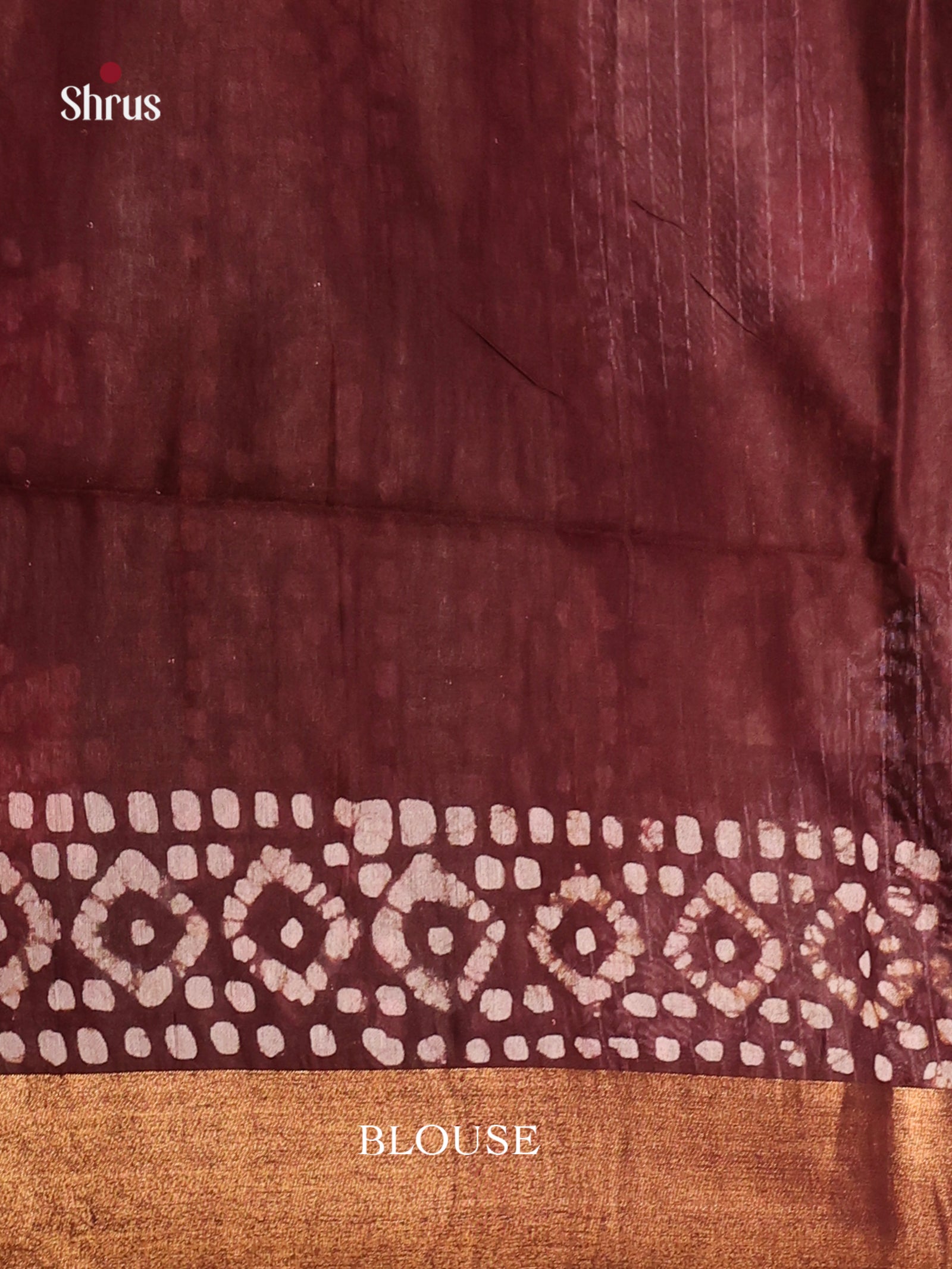 Arakku Maroon - Bhatik Saree