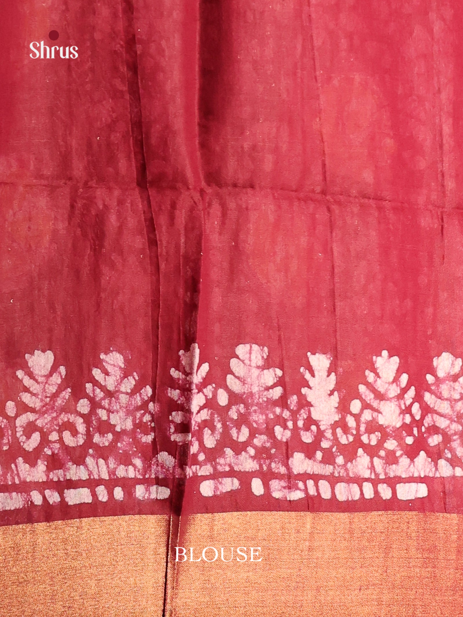 Maroon - Bhatik Saree