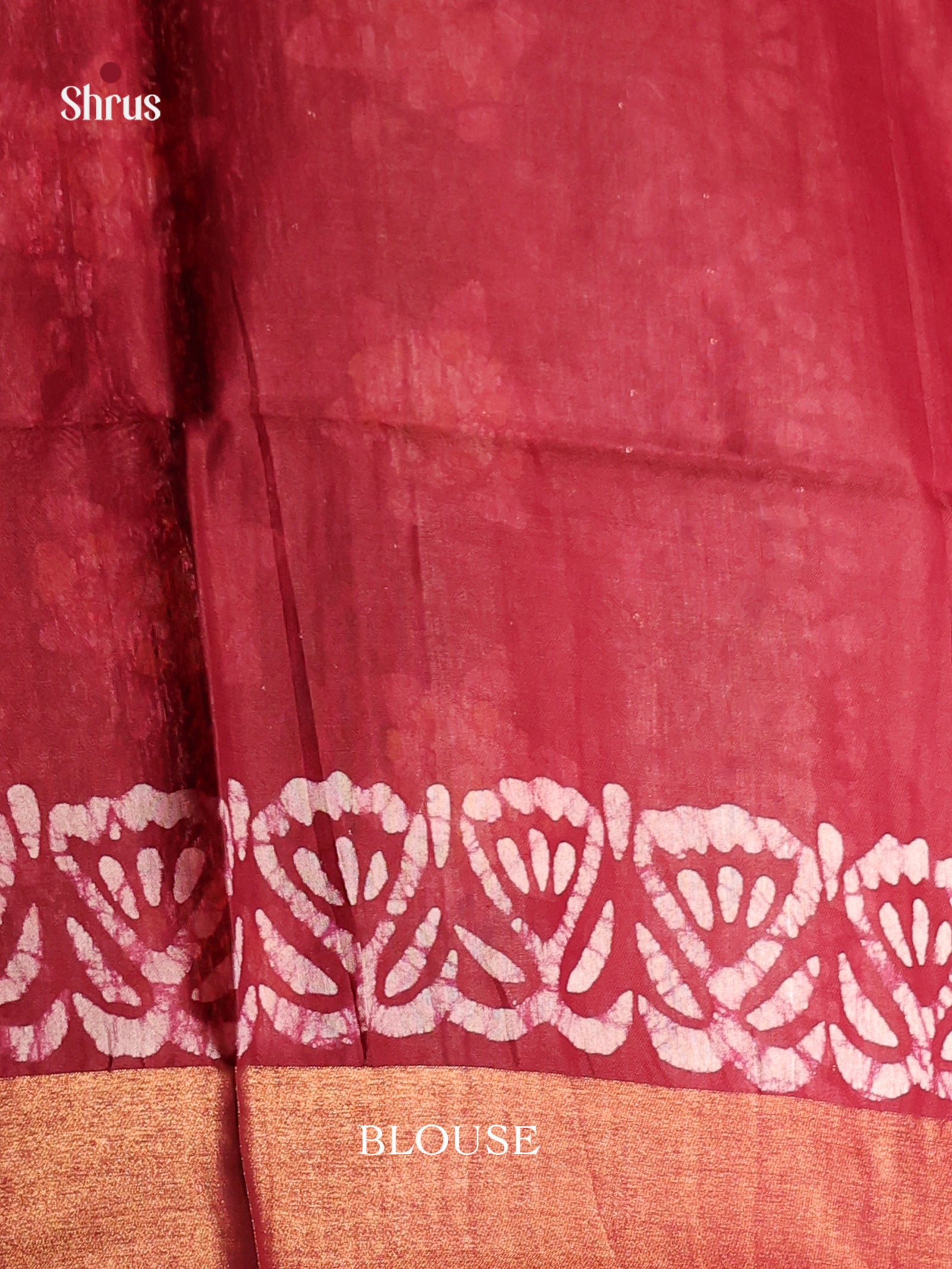 Maroon - Bhatik Saree