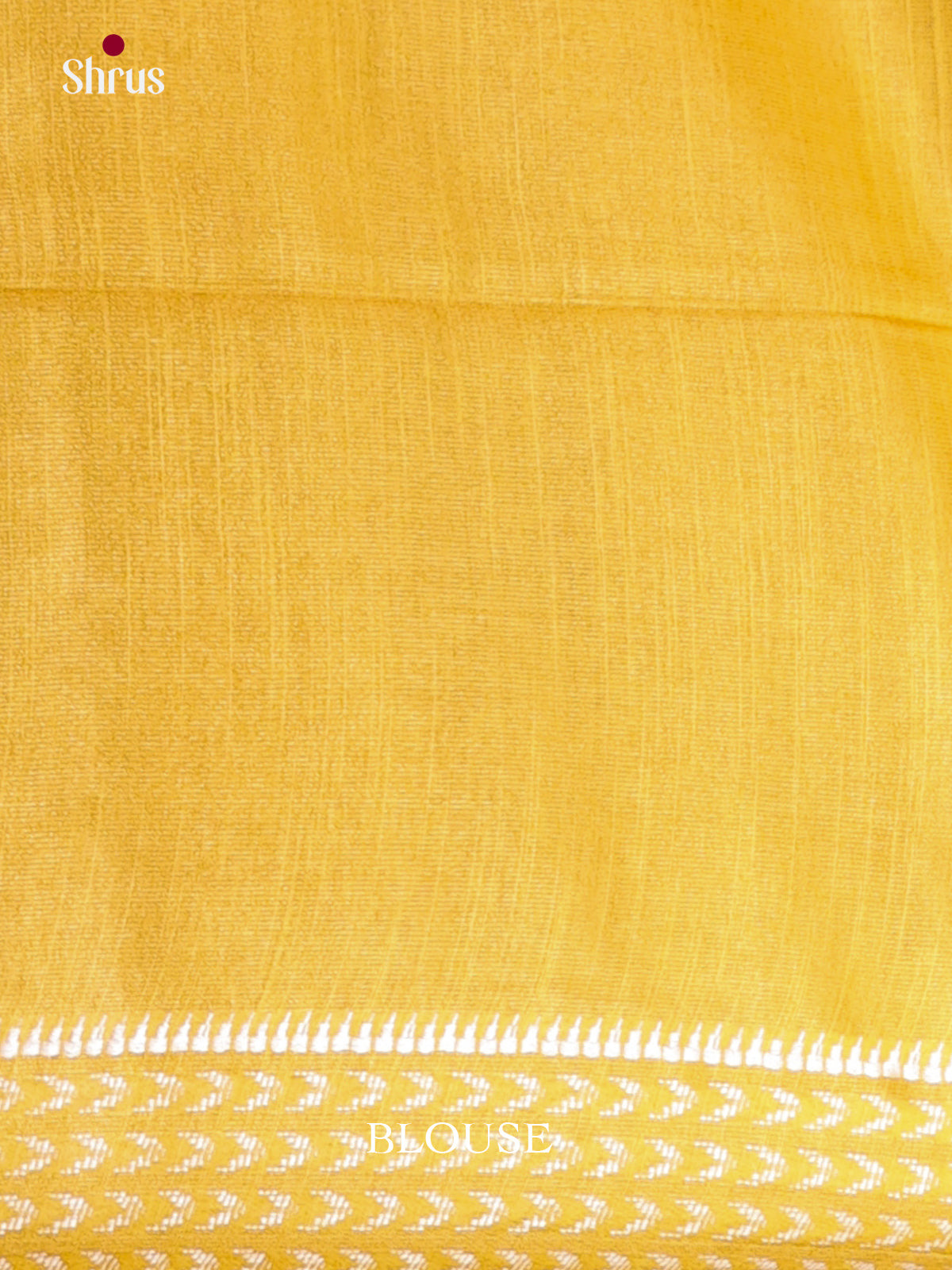 Yellow - Semi Tissue Saree