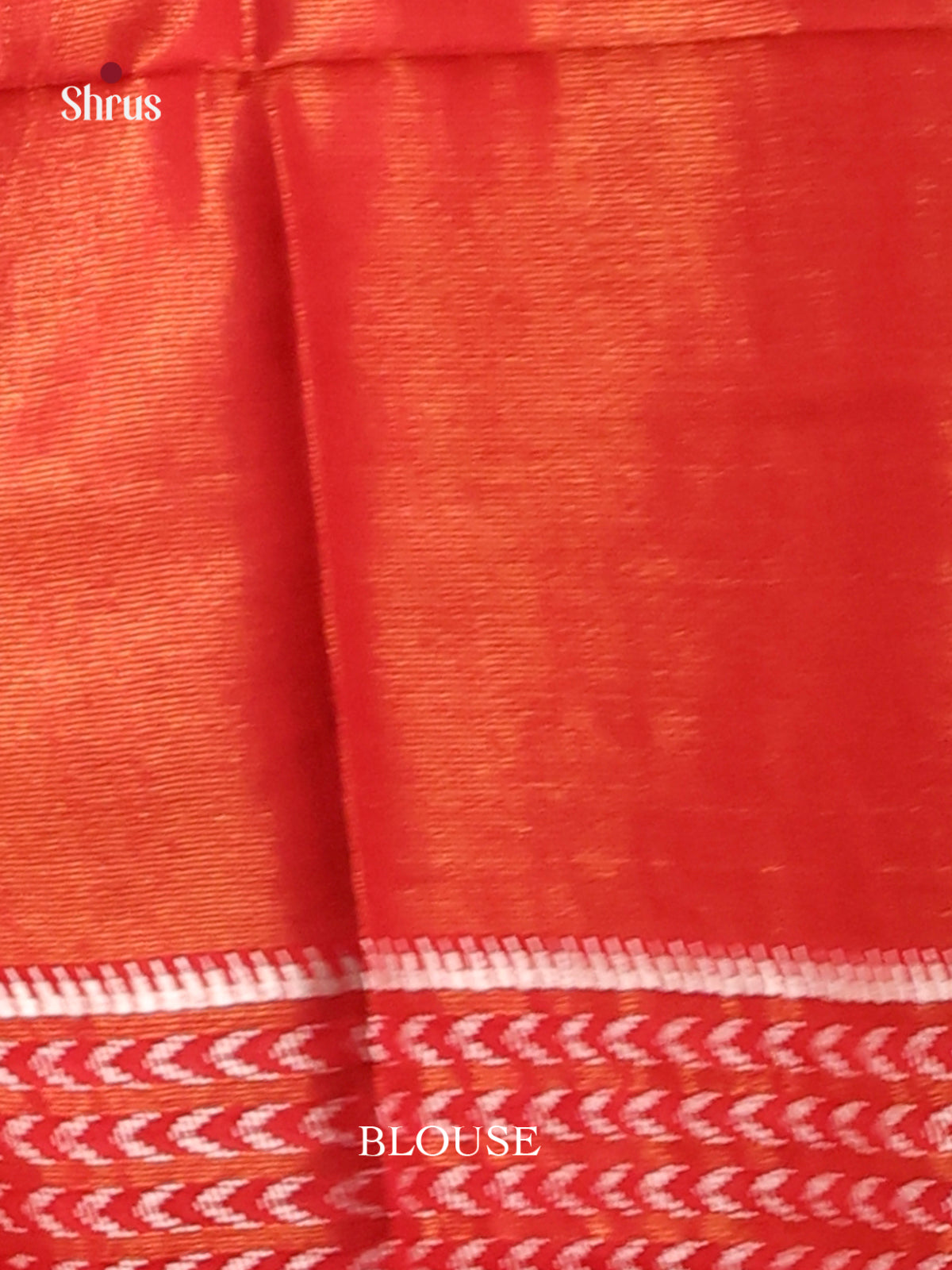 Red - Semi Tissue Saree