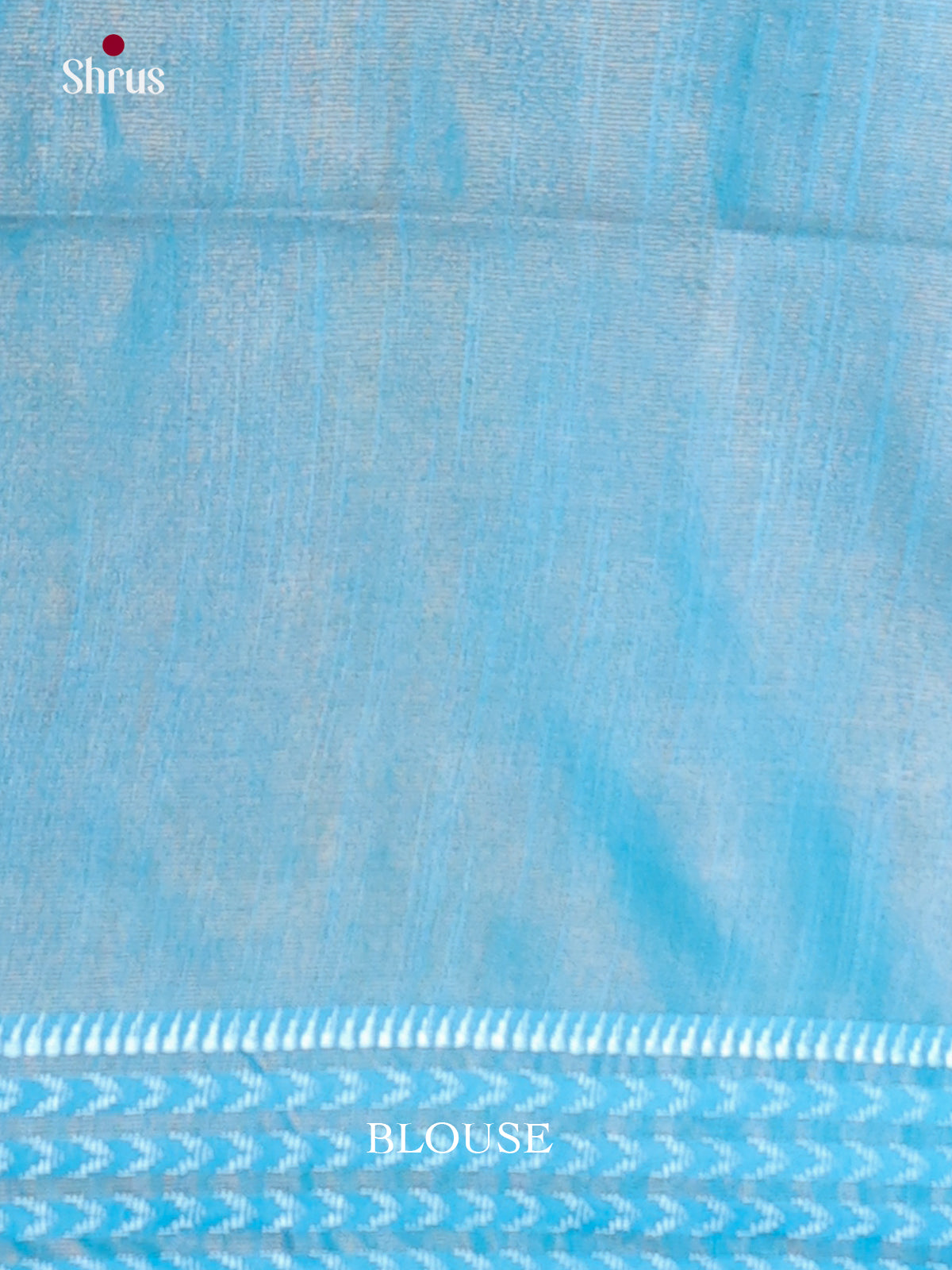 Pastel Blue - Semi Tissue Saree