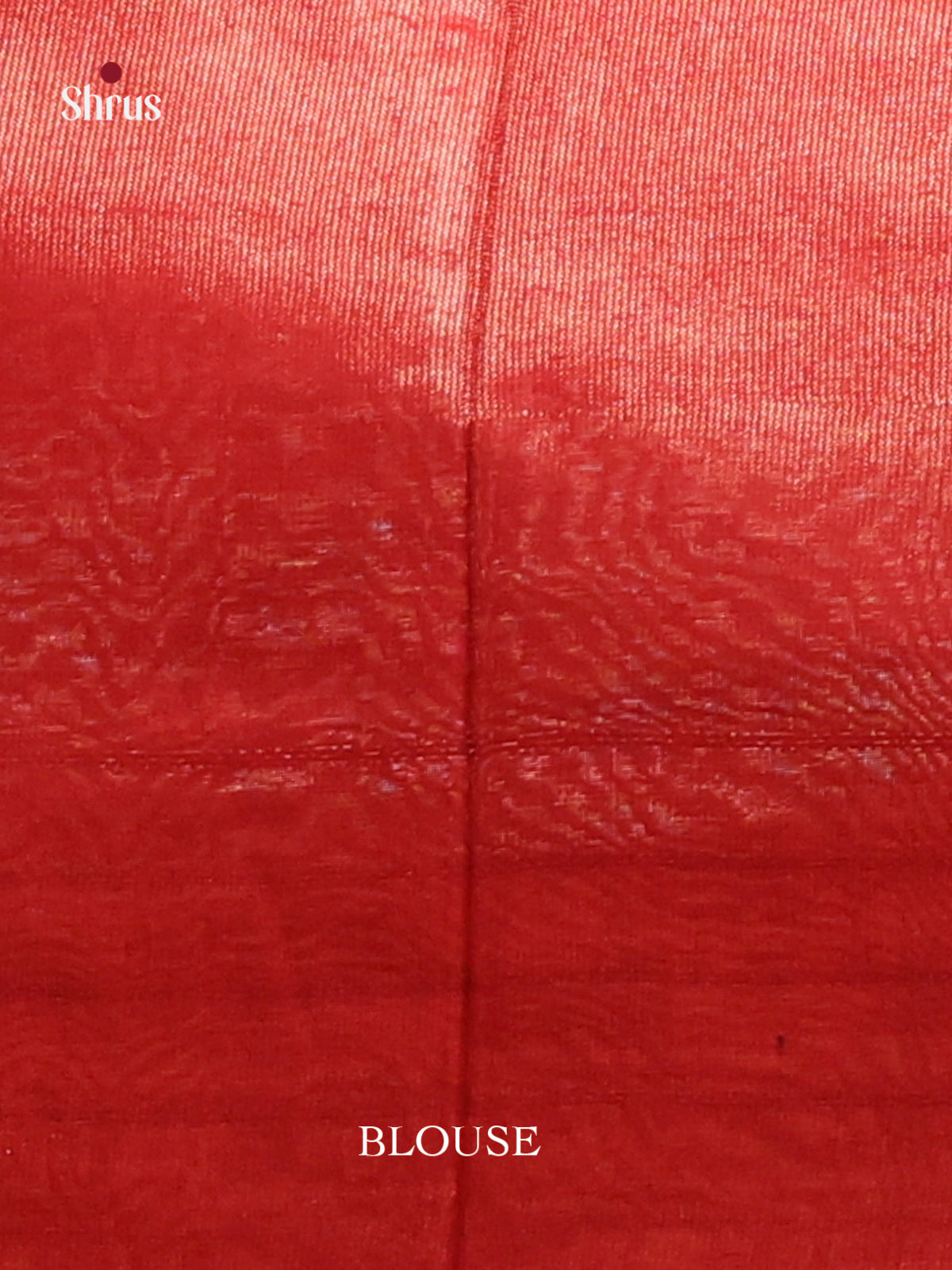 Red- Semi Tissue Saree