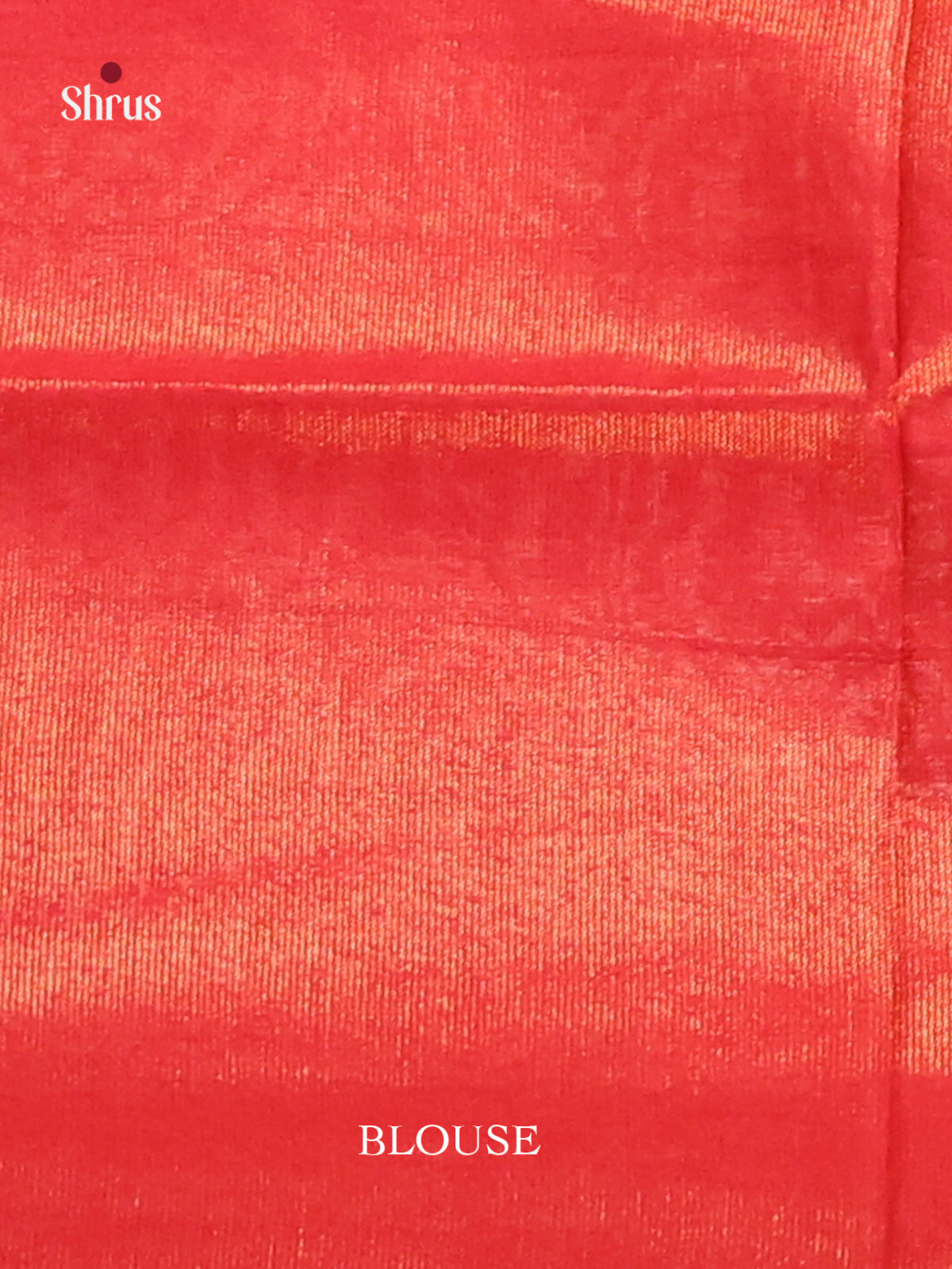 Orange - Semi Tissue Saree