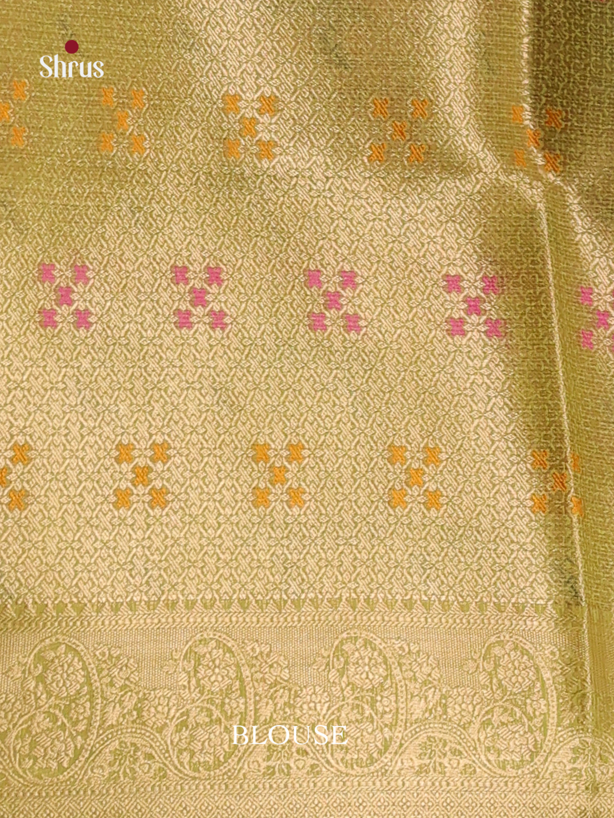 light green pink designe North Silk Cotton Saree 1