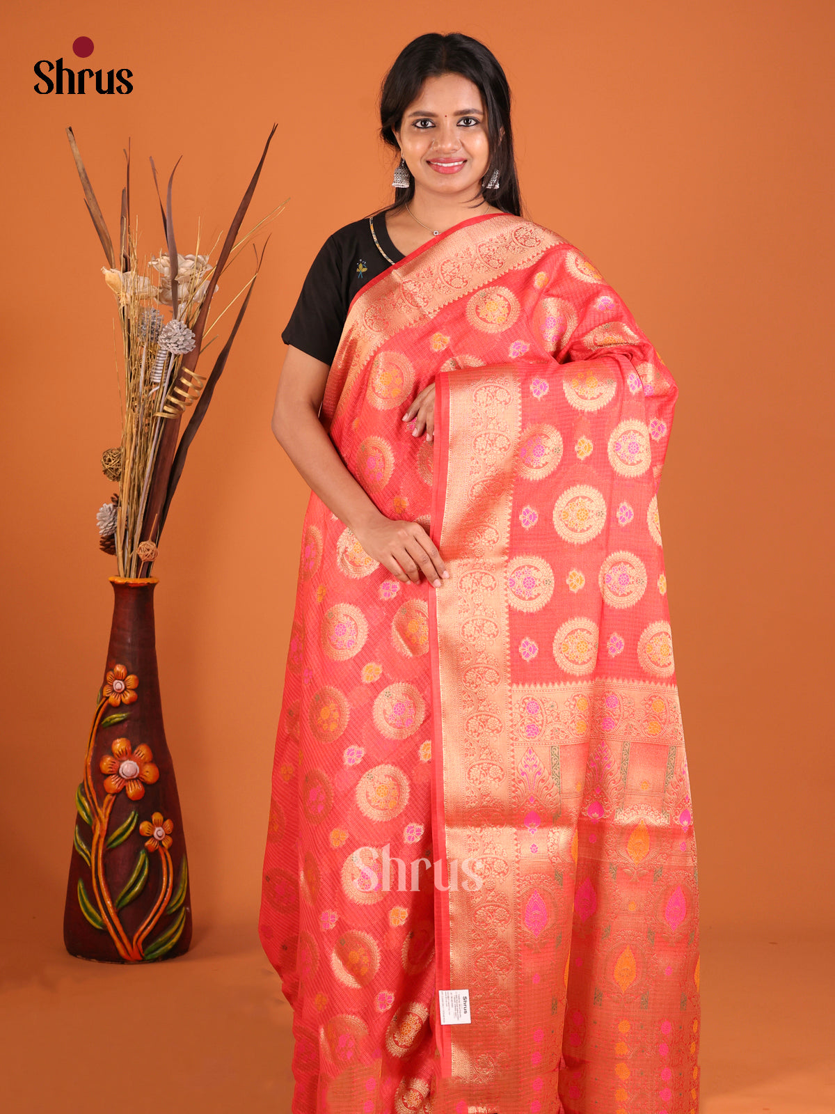 DHS27446 - North Silk Cotton Saree - Shop on Shrus.com