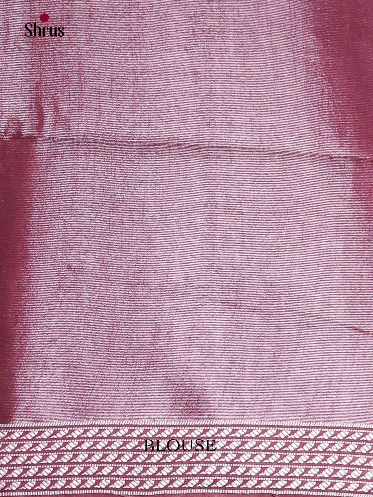 Maroon - Semi Tissue Saree