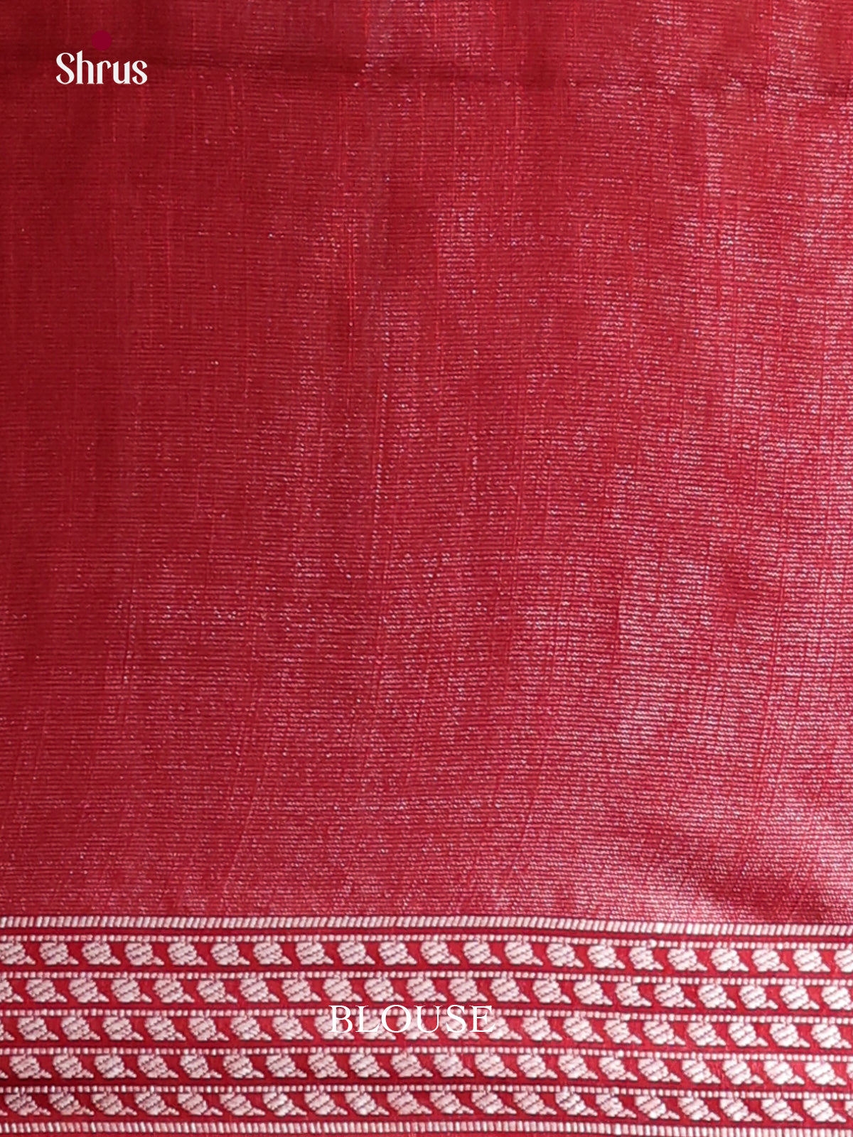 Maroon - Semi Tissue Saree - Shop on Shrus.com